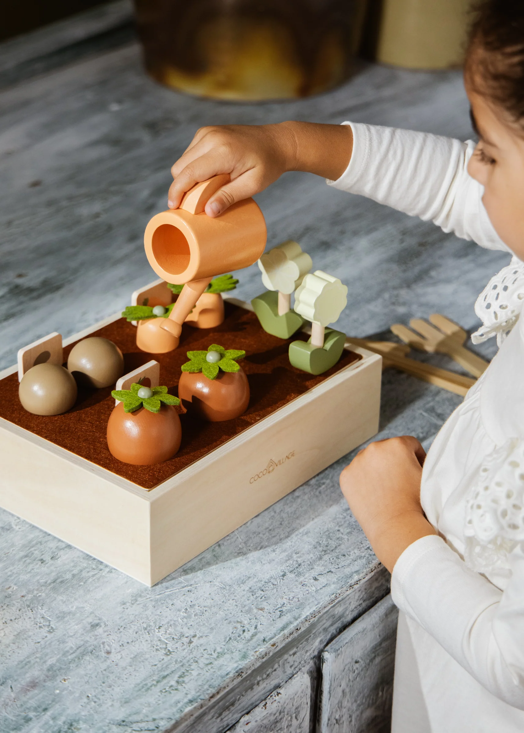 Coco Village Wooden Gardening Playset and Accessories - Image 2