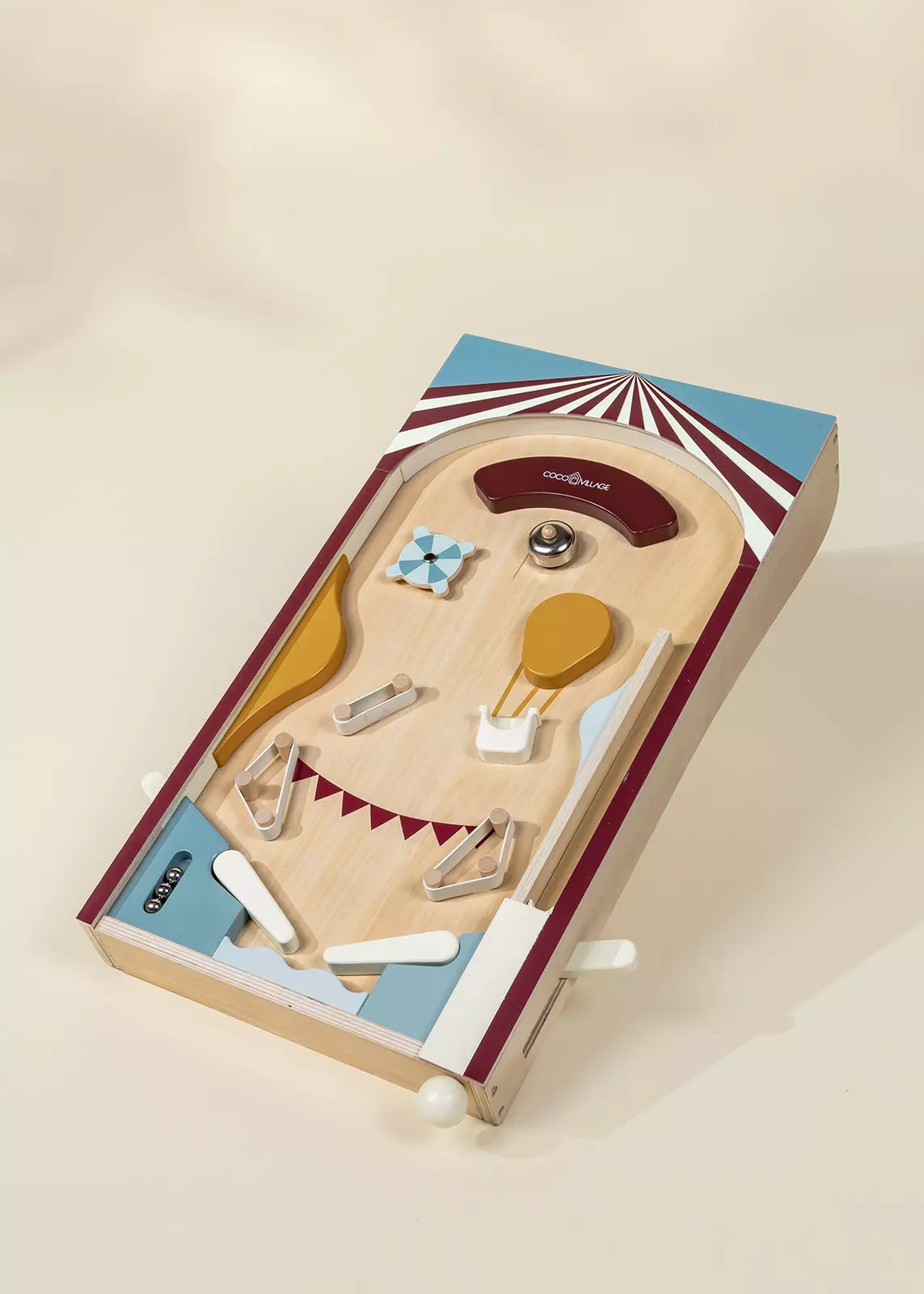 Coco Village Wooden Play Pinball Machine