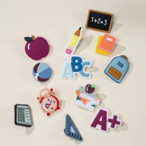 Coco Village Set of 12 Back to School Charms Pin