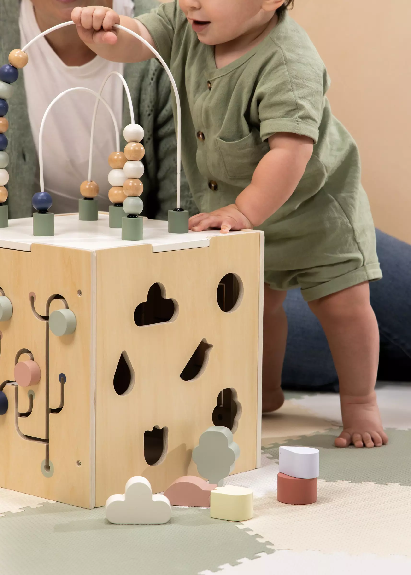 Coco Village Wooden Activity Cube - Image 14