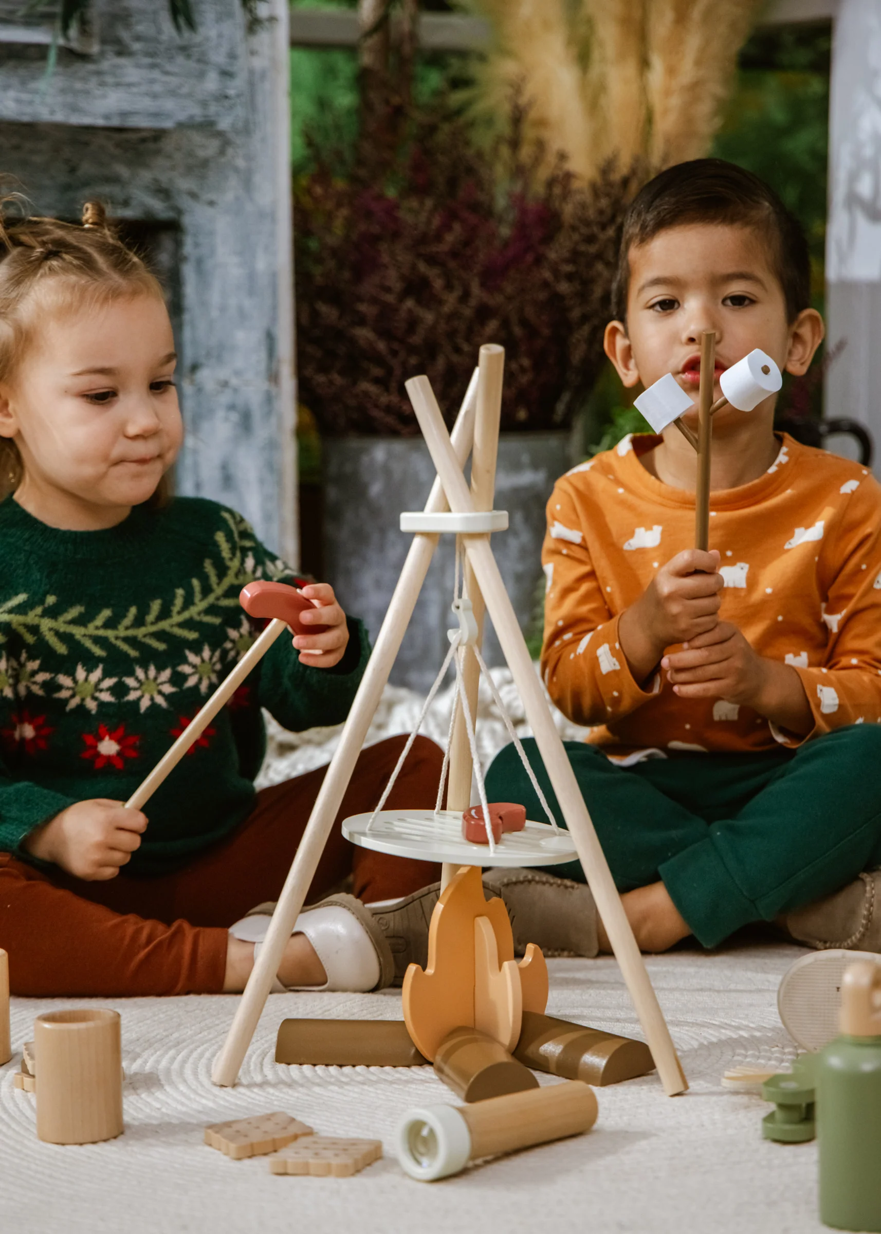 Coco Village Wooden Camping Playset - Image 2