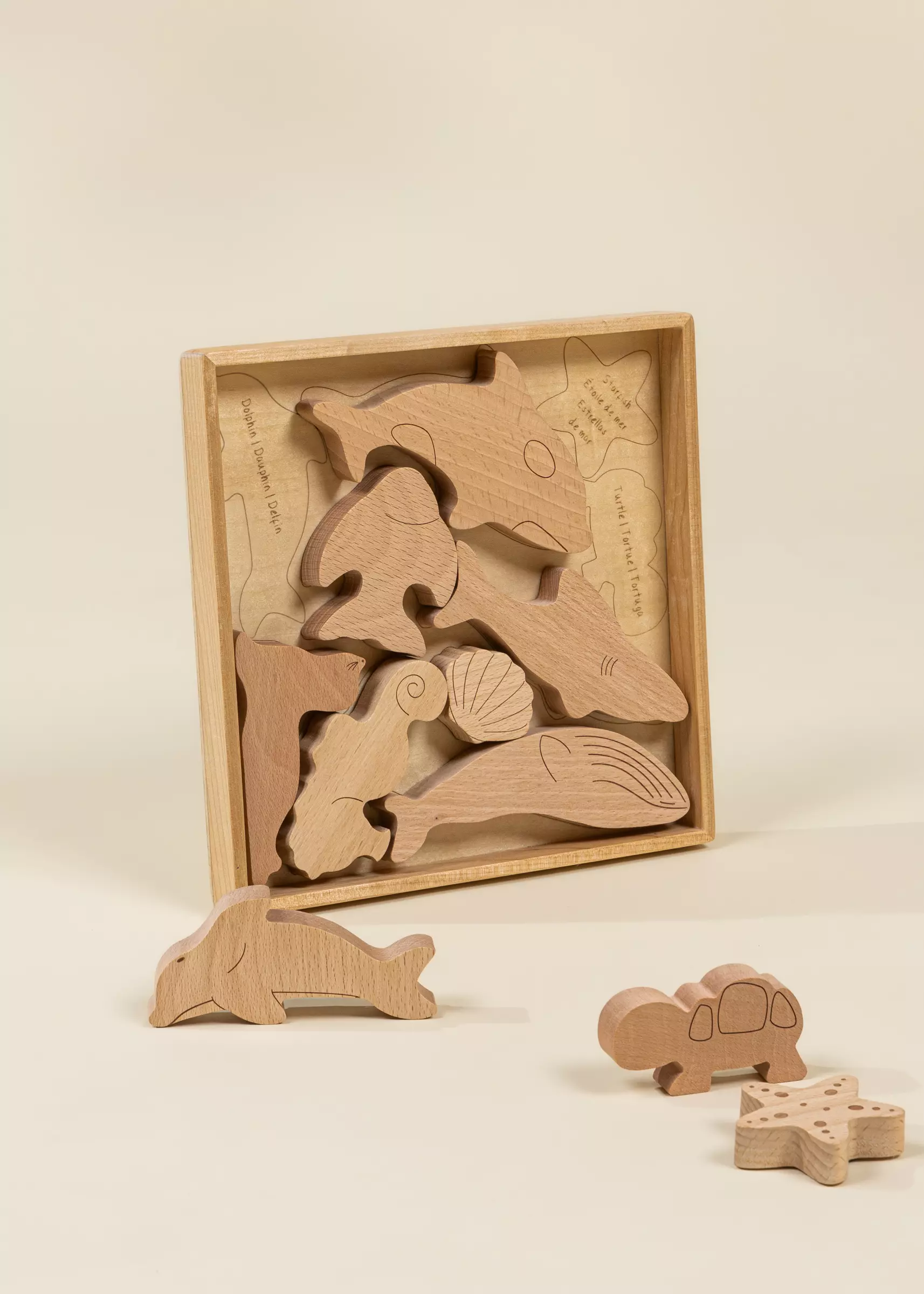 Coco Village Wooden Puzzle - Under the Sea - 10 pieces - Image 9