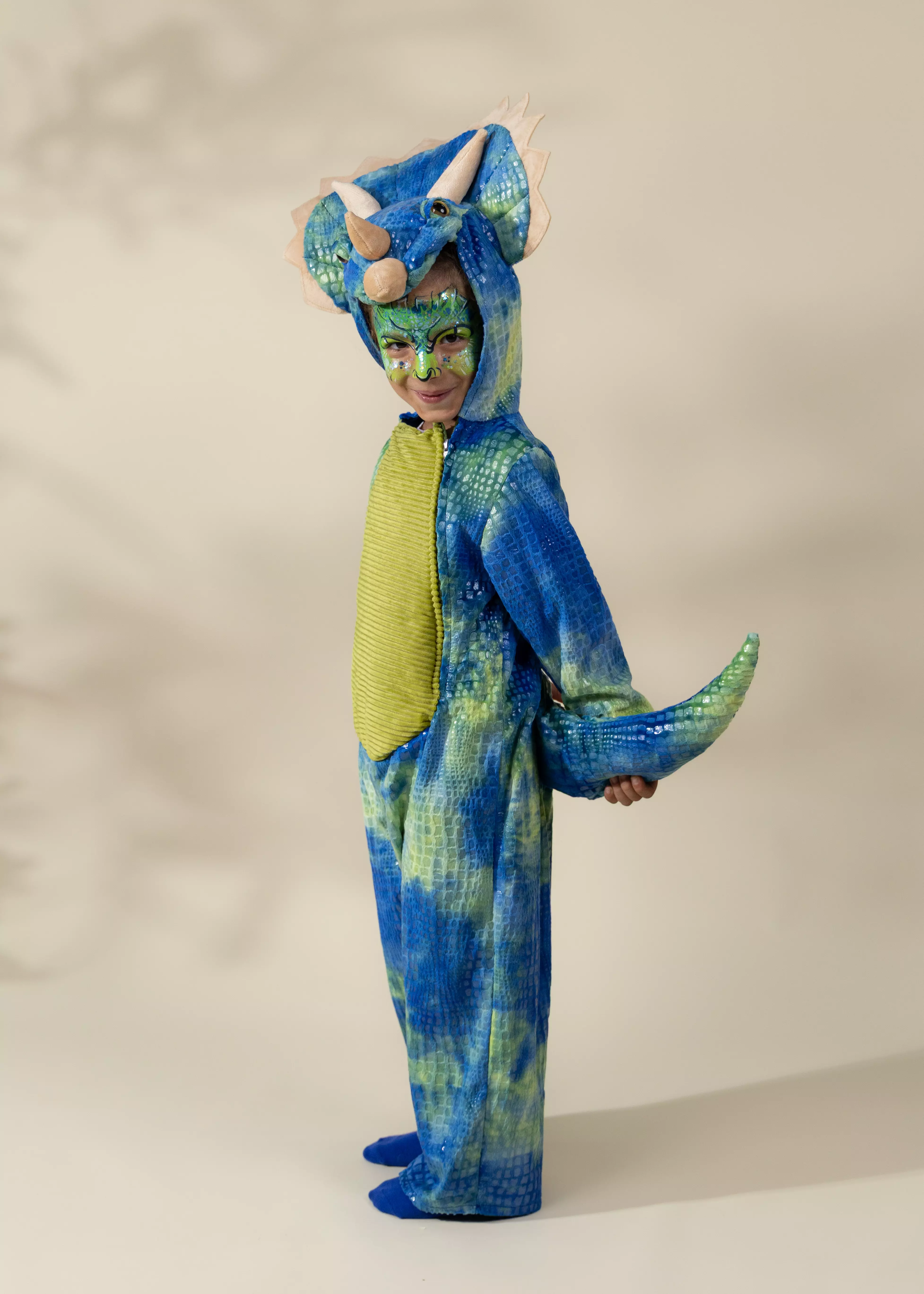 Coco Village Triceratops Dino Costume - 3-4Y - Image 3