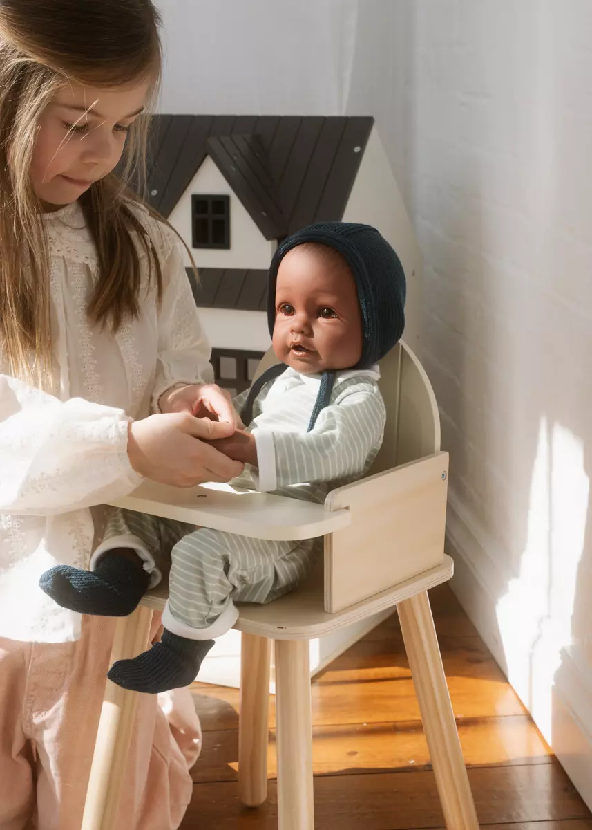 Coco Village Wooden Dolls’ High Chair - Image 2
