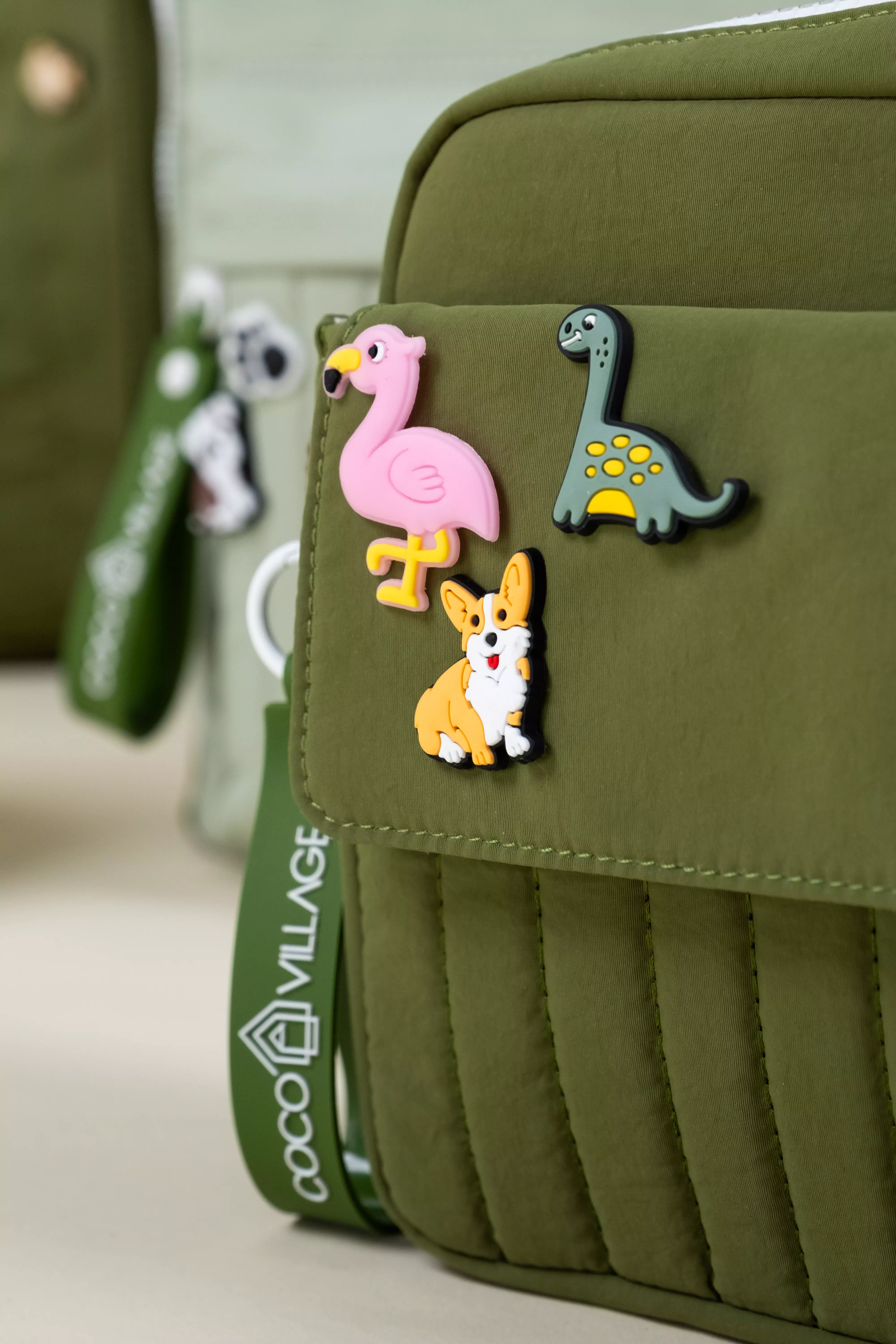 Coco Village Set of 12 Animal Charms Pin - Image 3