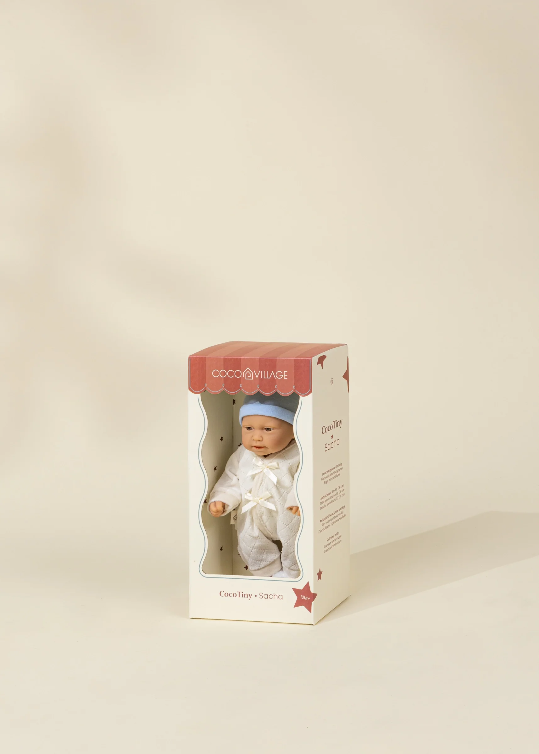 Coco Village CocoTiny Sacha – 10" (26 cm) Baby Play Doll - Image 12