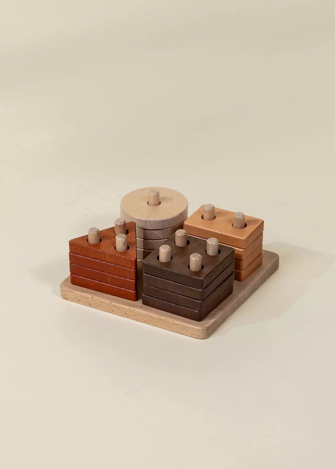 Coco Village Wooden Shapes Learning Set - 16 pcs