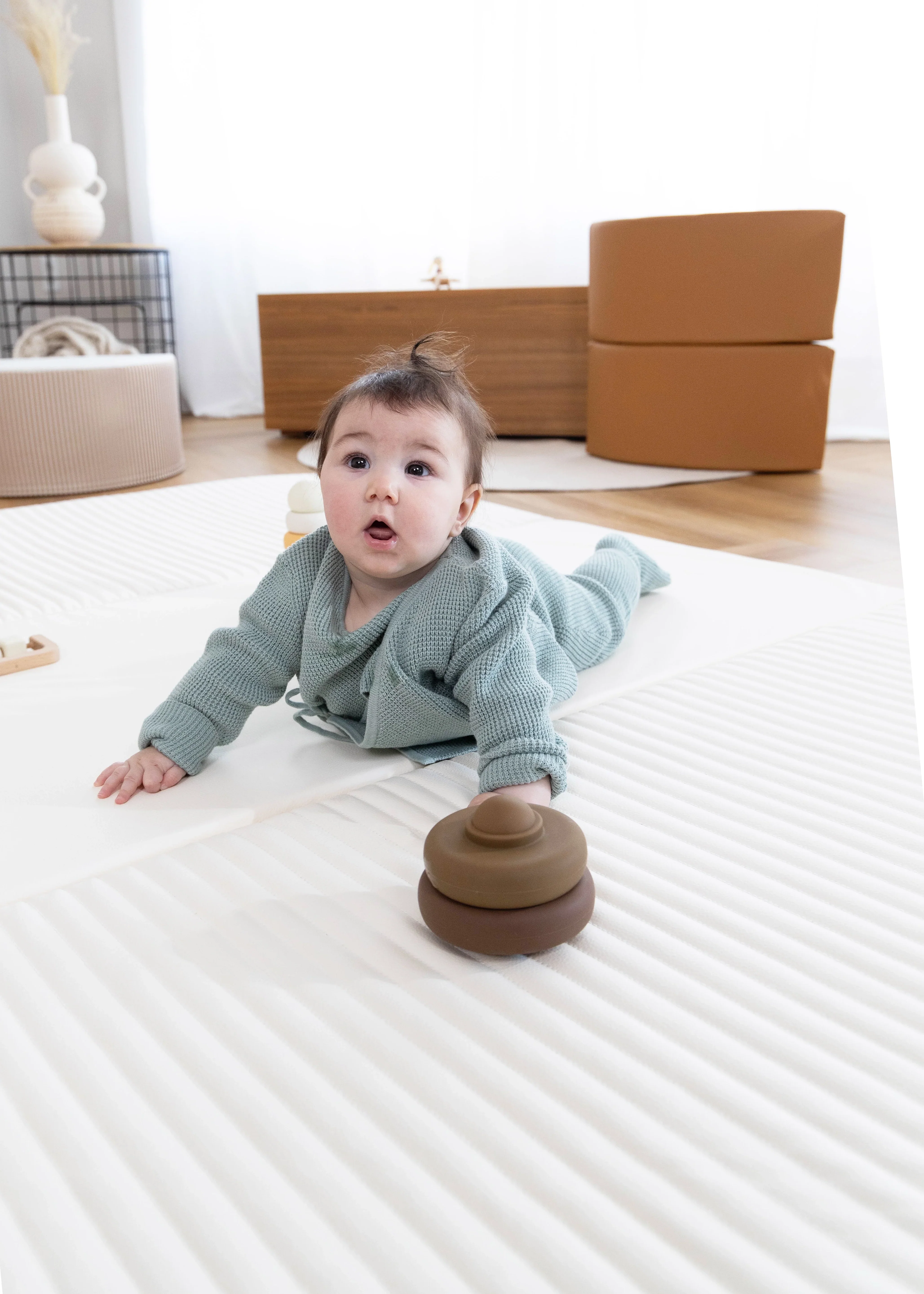 Coco Village Vegan Leather Soft Playmat Shades of Day - Image 4