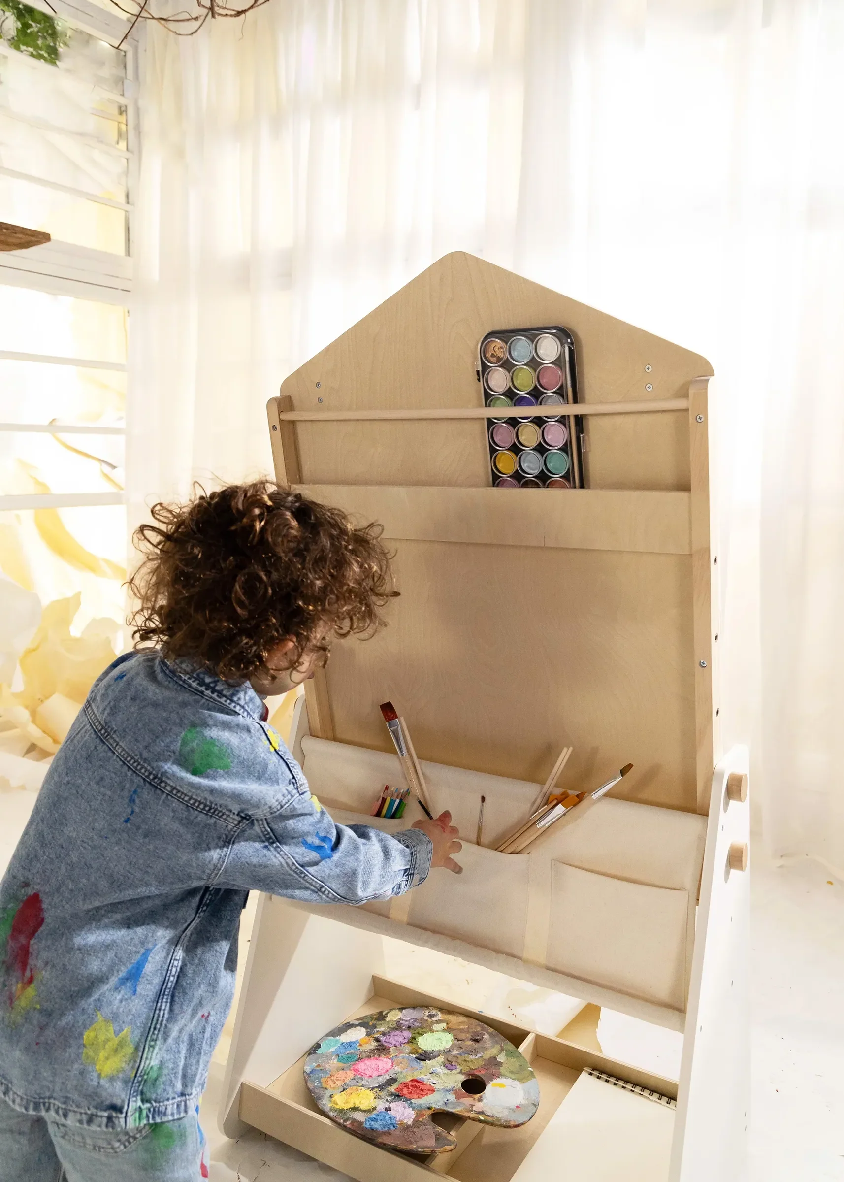 Coco Village Wooden Art Easel - Image 12