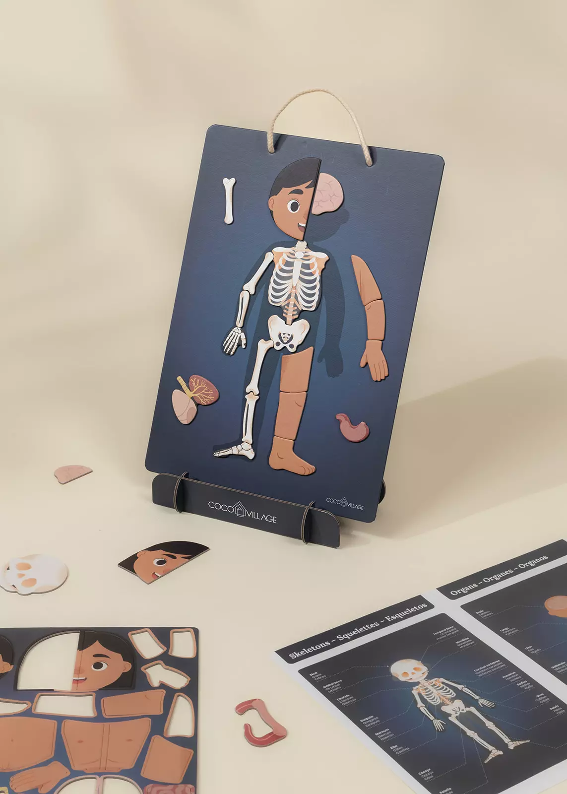 Coco Village Magnetic Interactive Board – My Body