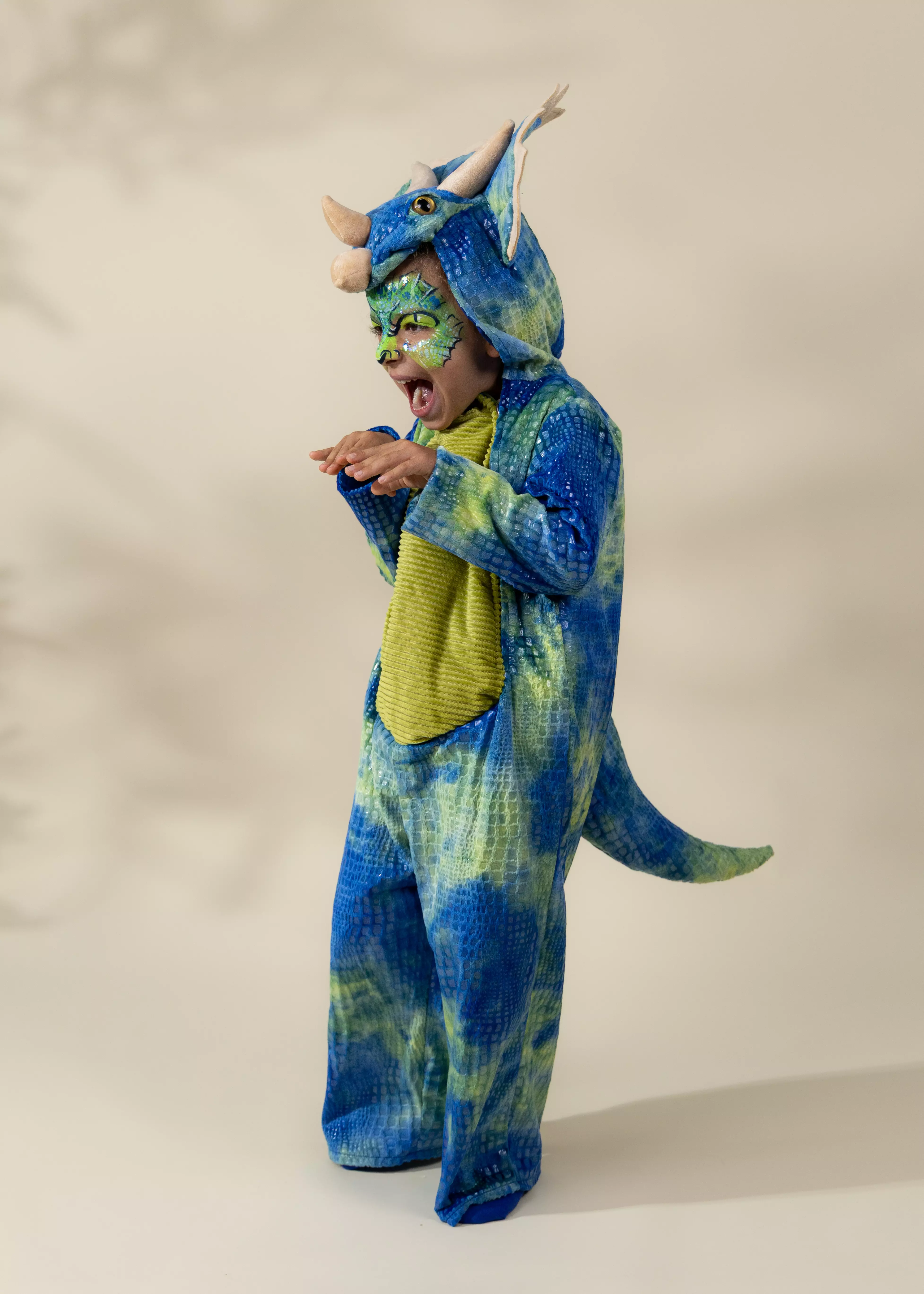 Coco Village Triceratops Dino Costume - 3-4Y - Image 16
