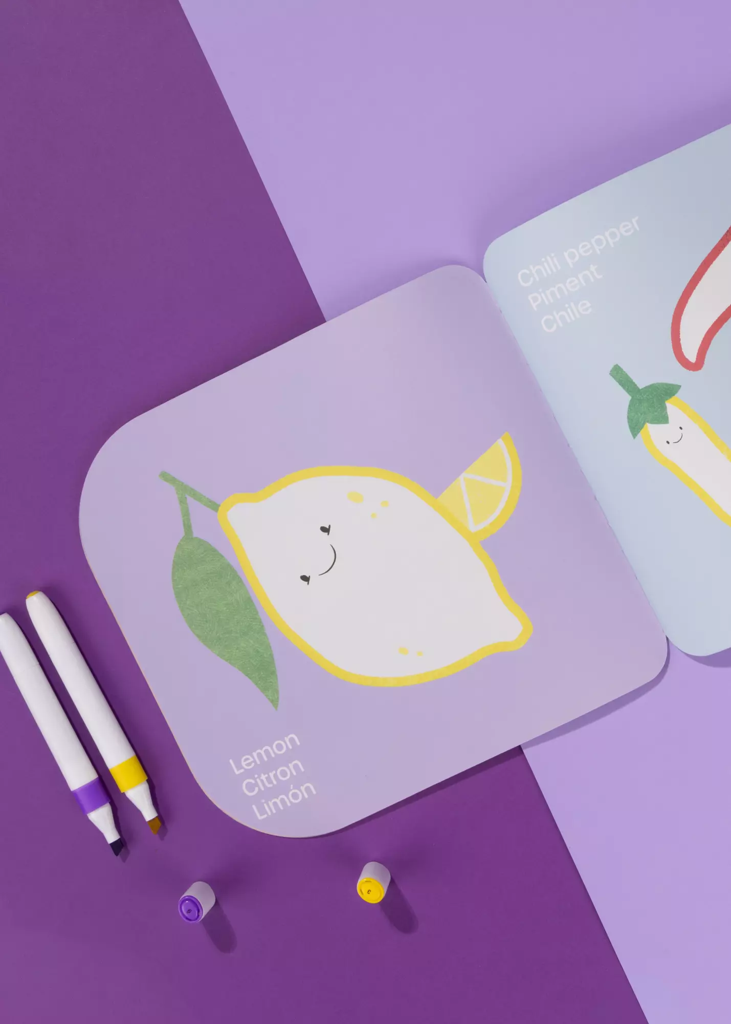 Coco Village My First Coloring Book-Fruits&Vegetables(28 pages) - Image 2