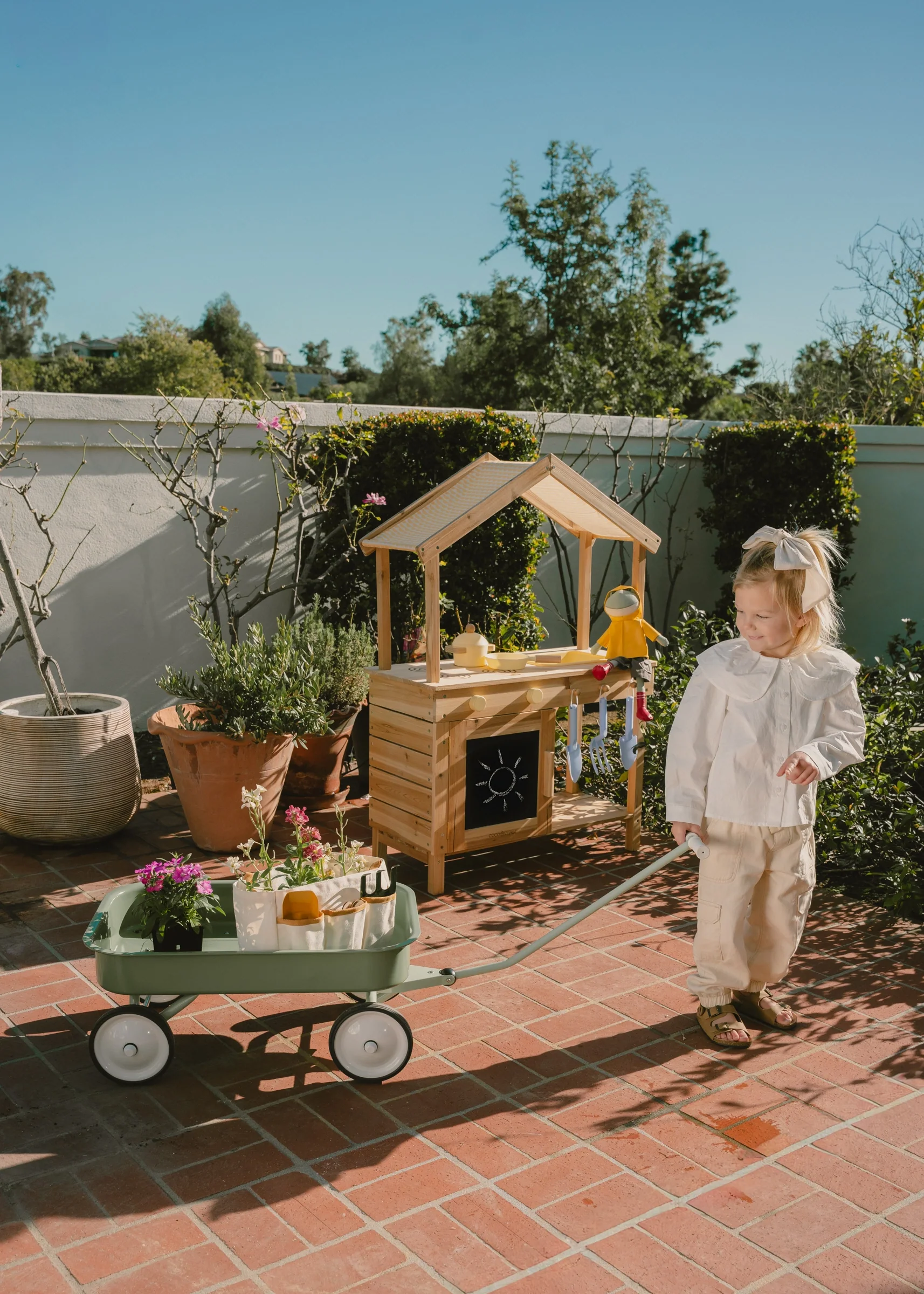 Coco Village Wooden Outdoor Play Kitchen - Image 14