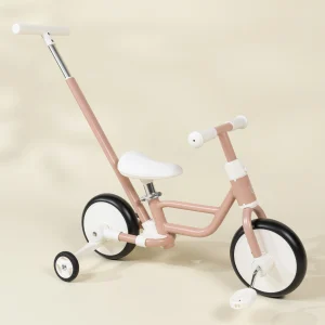 Coco Village 4-in-1 Tricycle with Push Handle & Training Wheels - Petunia