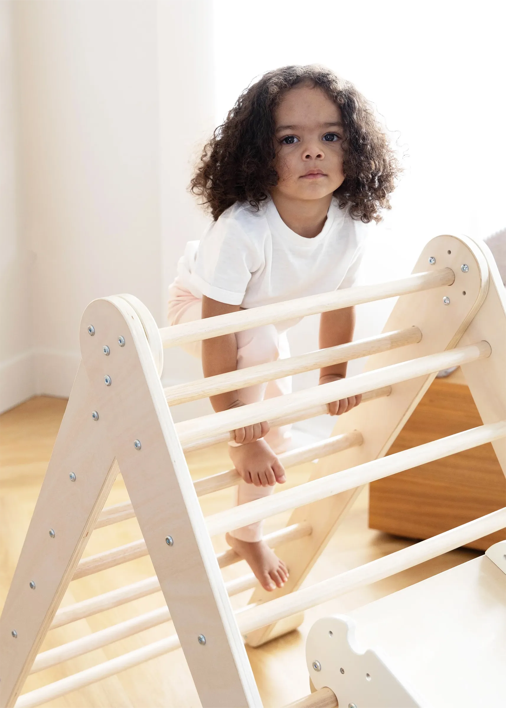 Coco Village Montessori 2-in-1 Triangle & Wall Climber - Image 10