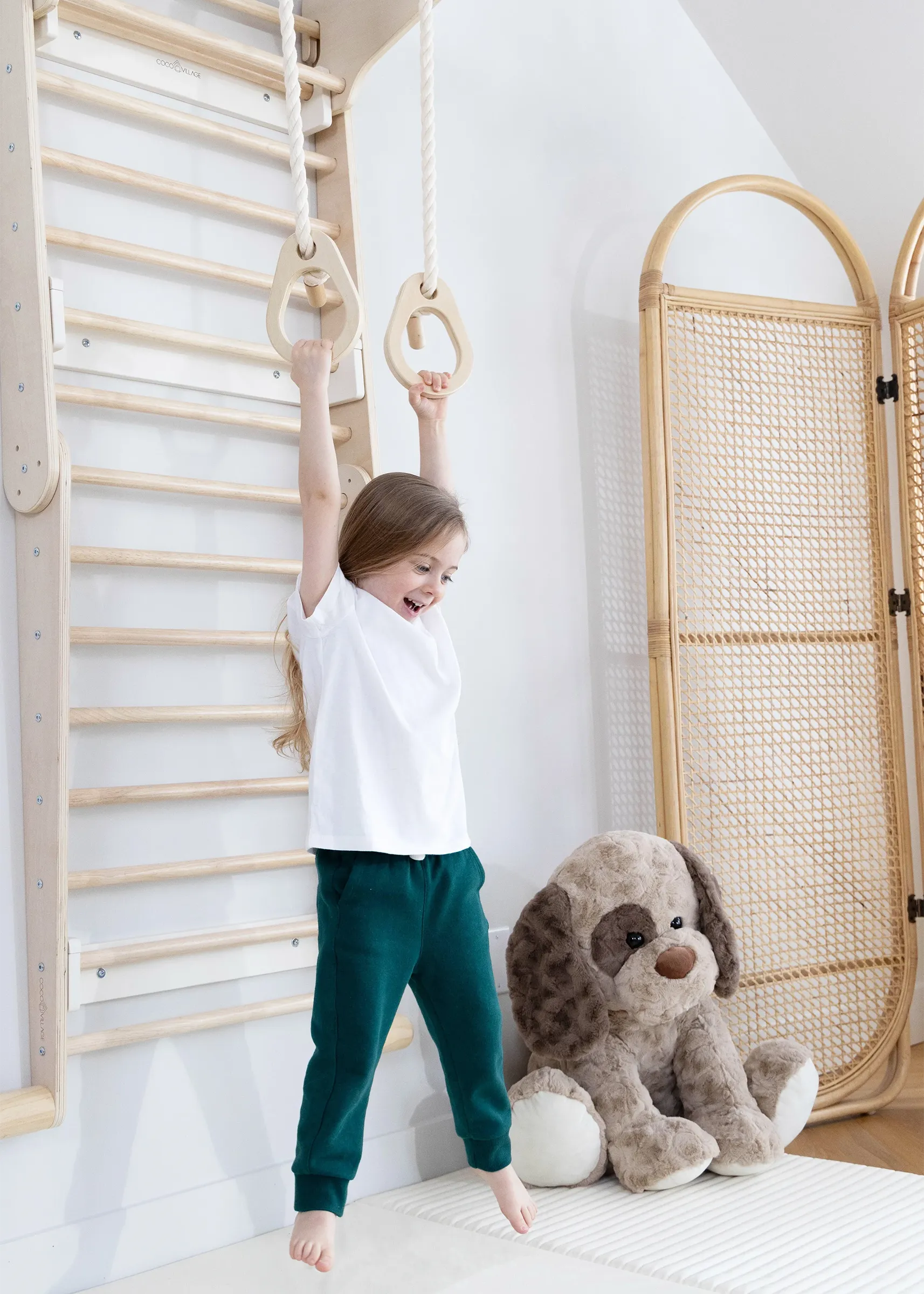 Coco Village Montessori 2-in-1 Triangle & Wall Climber