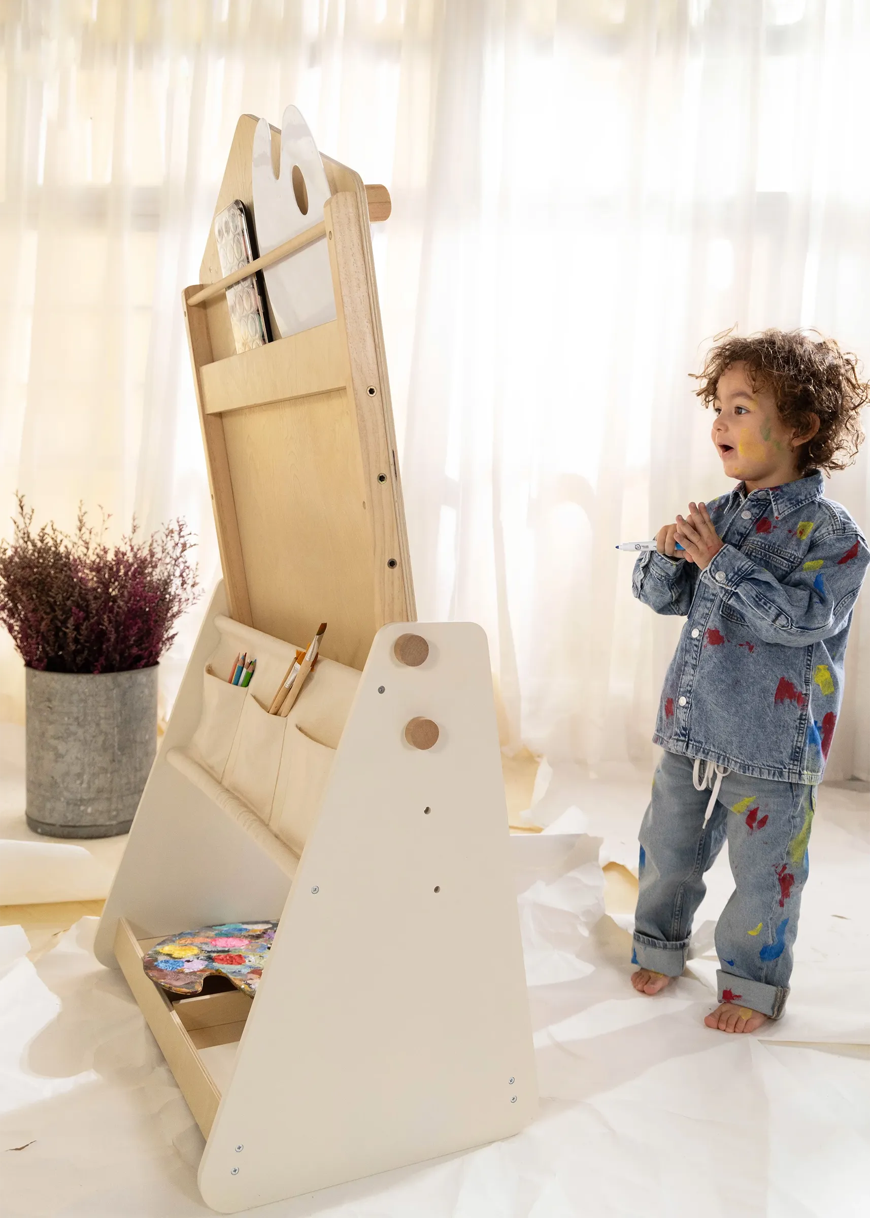 Coco Village Wooden Art Easel - Image 18