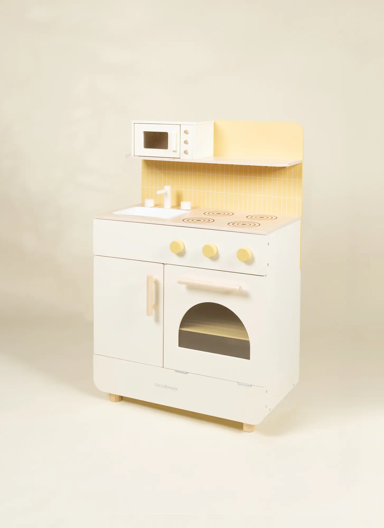 Coco Village Wooden Play Kitchen – Maison Collection - Image 3