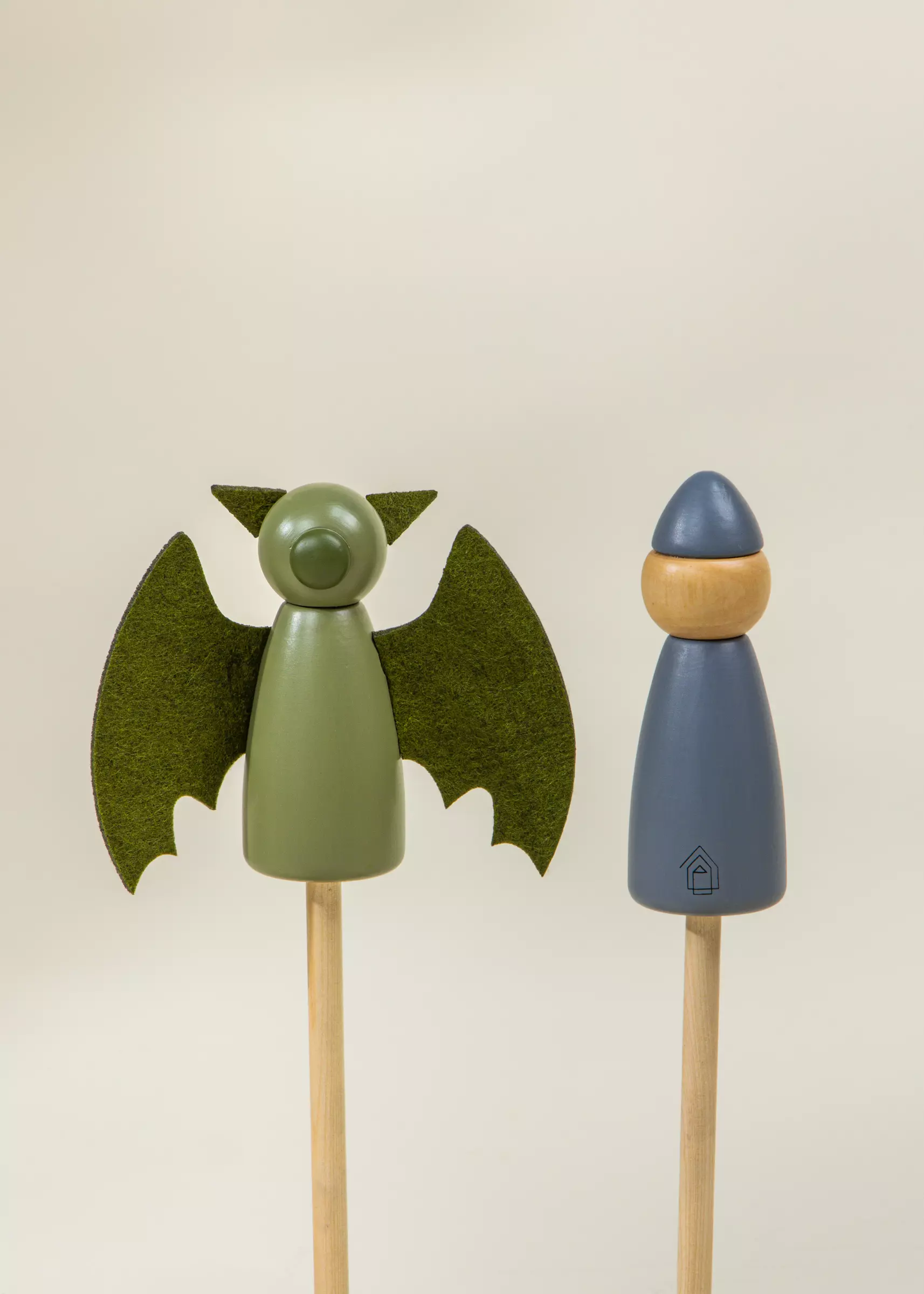 Coco Village Set of 6 Wooden Puppets - Image 5