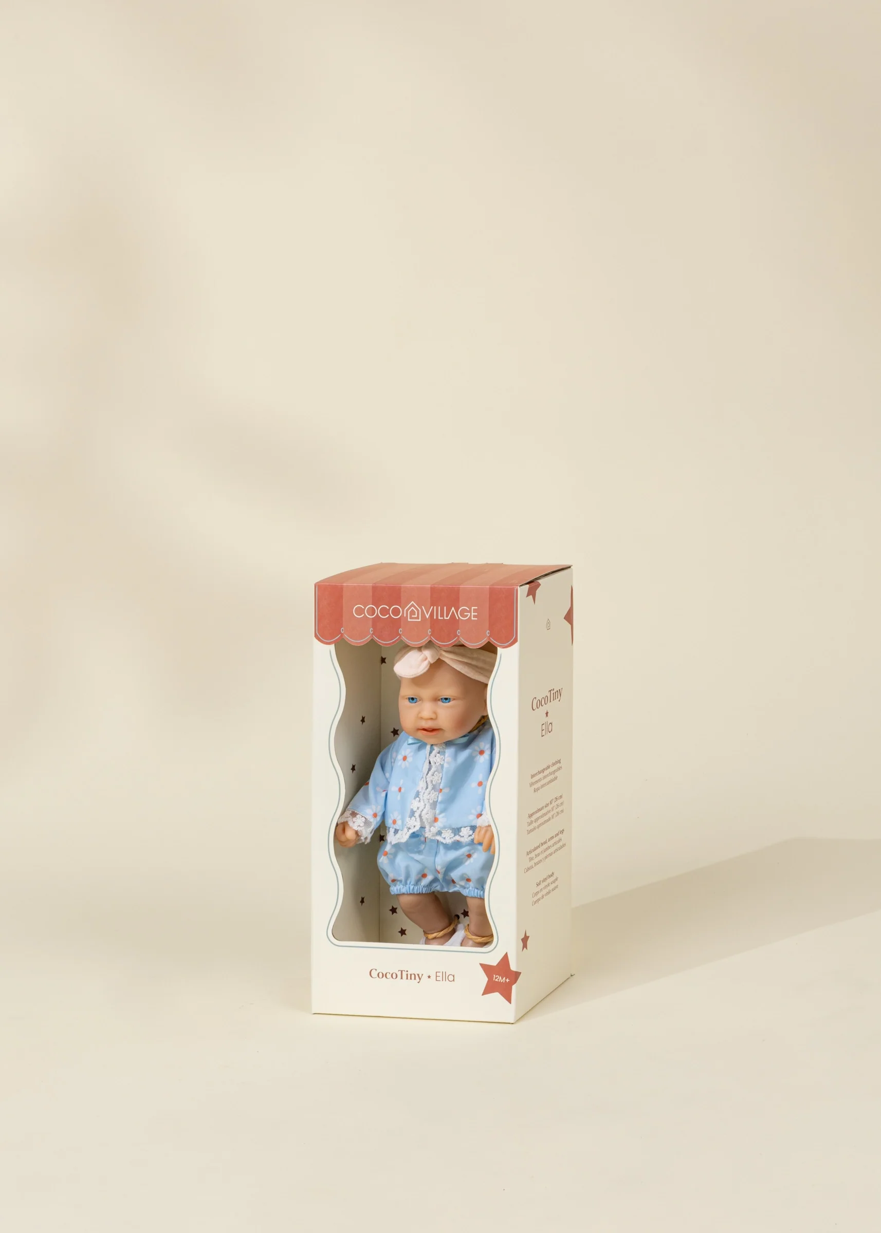 Coco Village CocoTiny Ella – 10" (26 cm) Baby Play Doll - Image 10