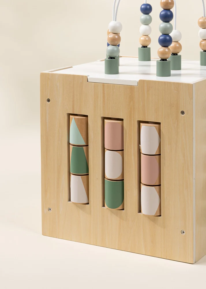 Coco Village Wooden Activity Cube - Image 5