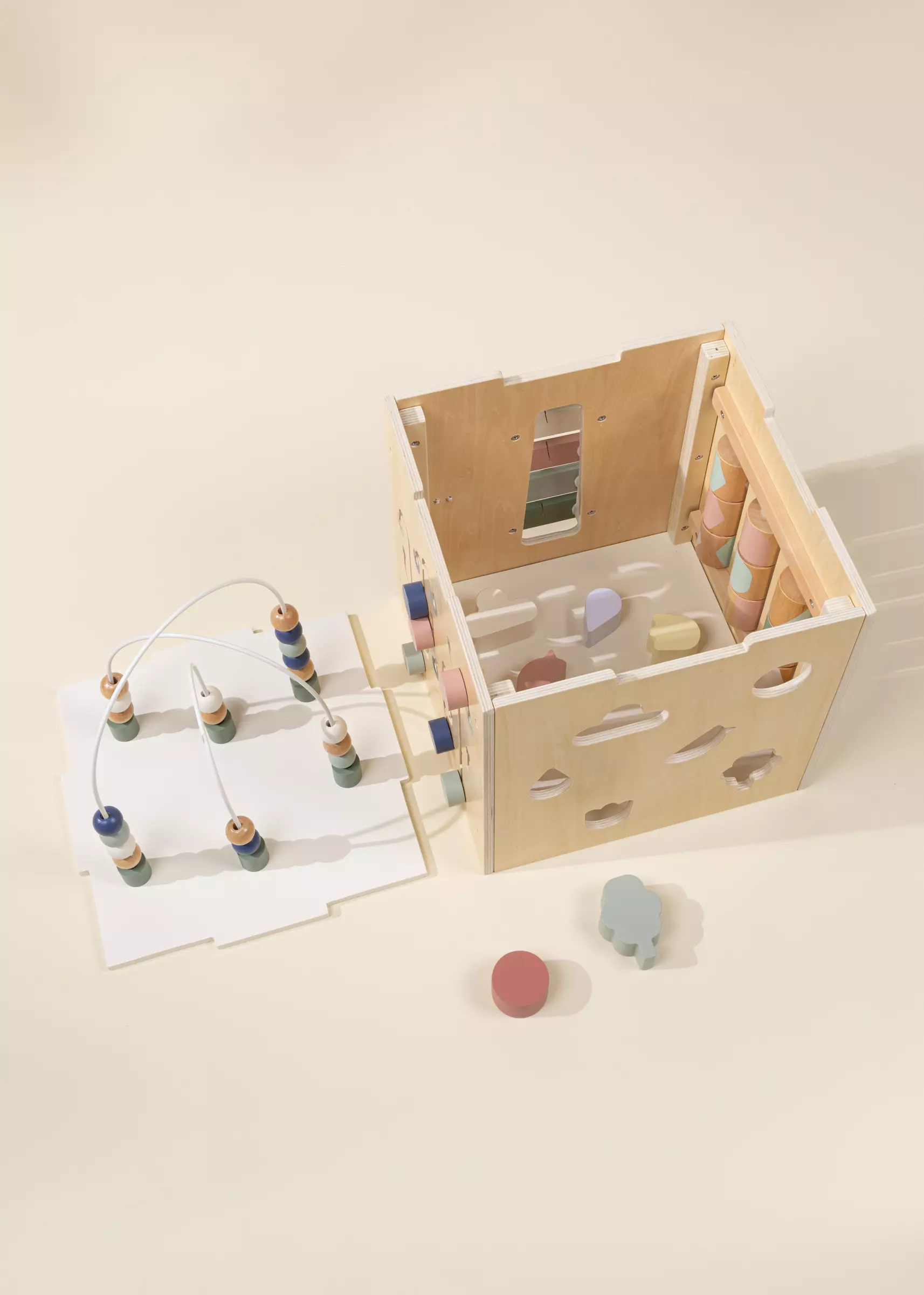Coco Village Wooden Activity Cube - Image 7