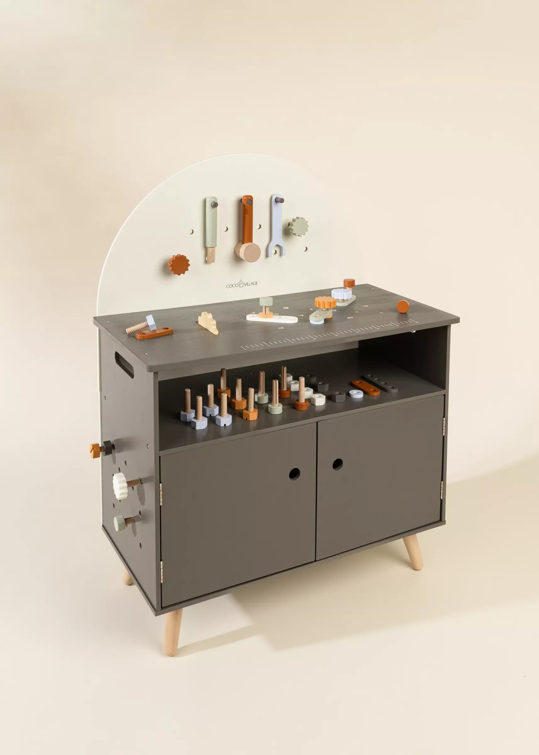 Coco Village Wooden Workbench Playset - Image 10