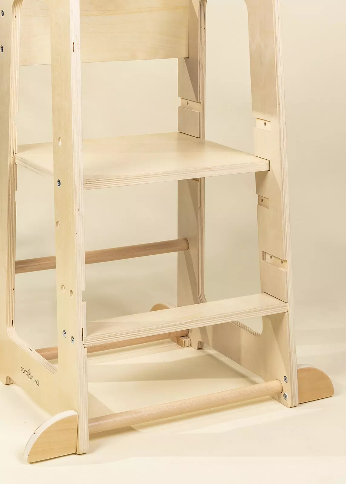 Coco Village Educational Tower - Natural Wood - Image 10