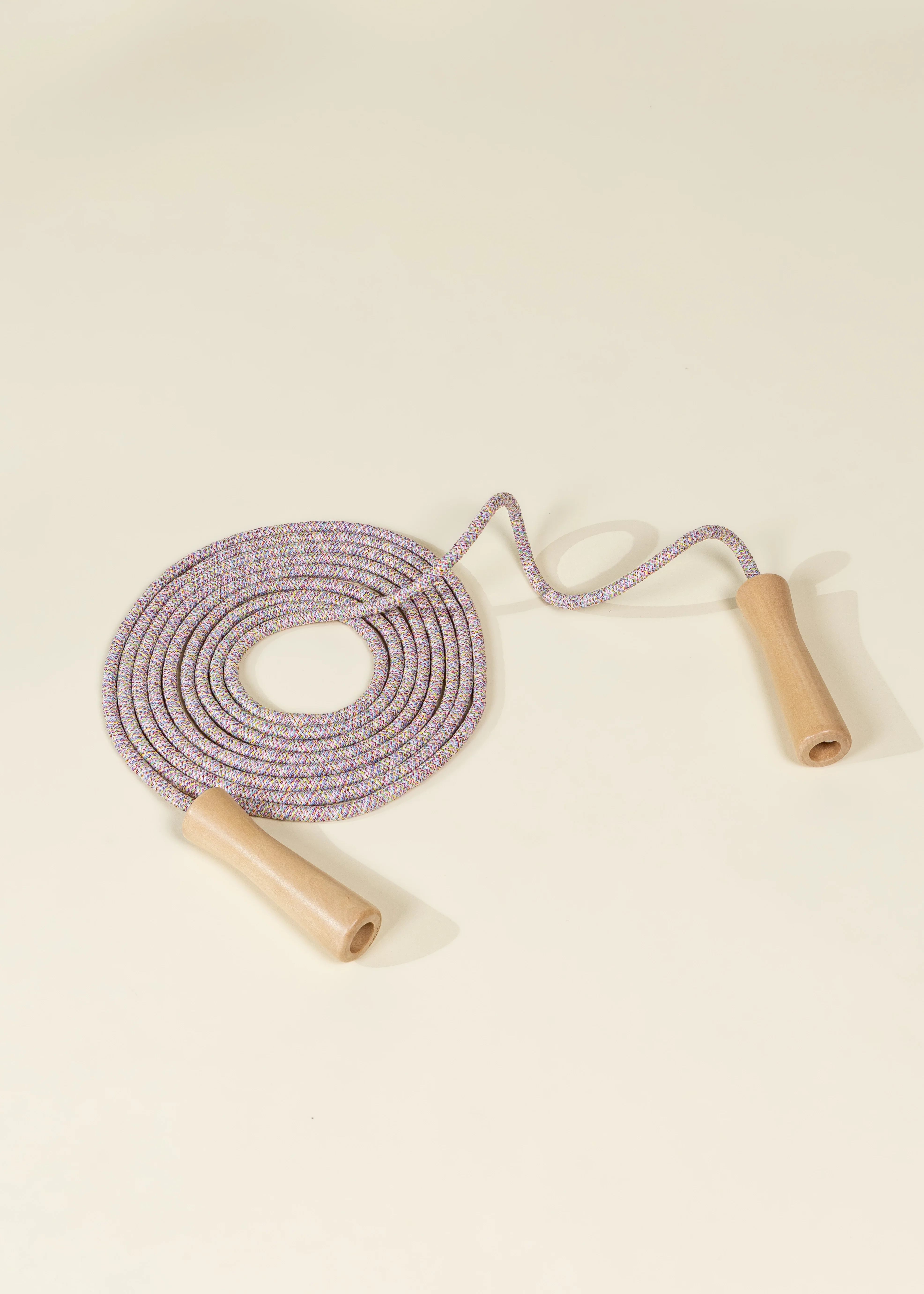 Coco Village Extra-Long Wooden Handle Skipping Rope – Candy Pop - Image 2