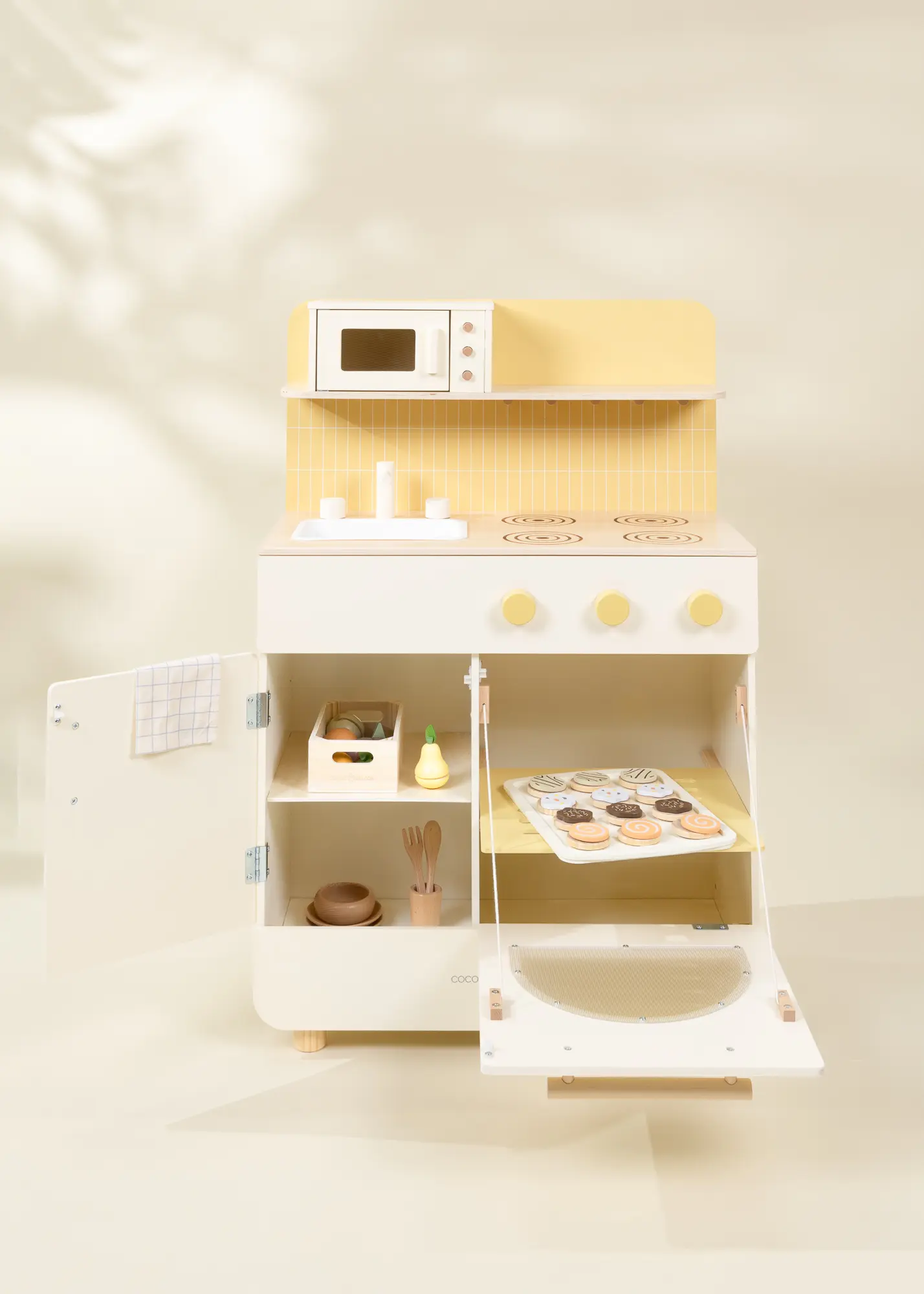 Coco Village Wooden Play Kitchen – Maison Collection - Image 4