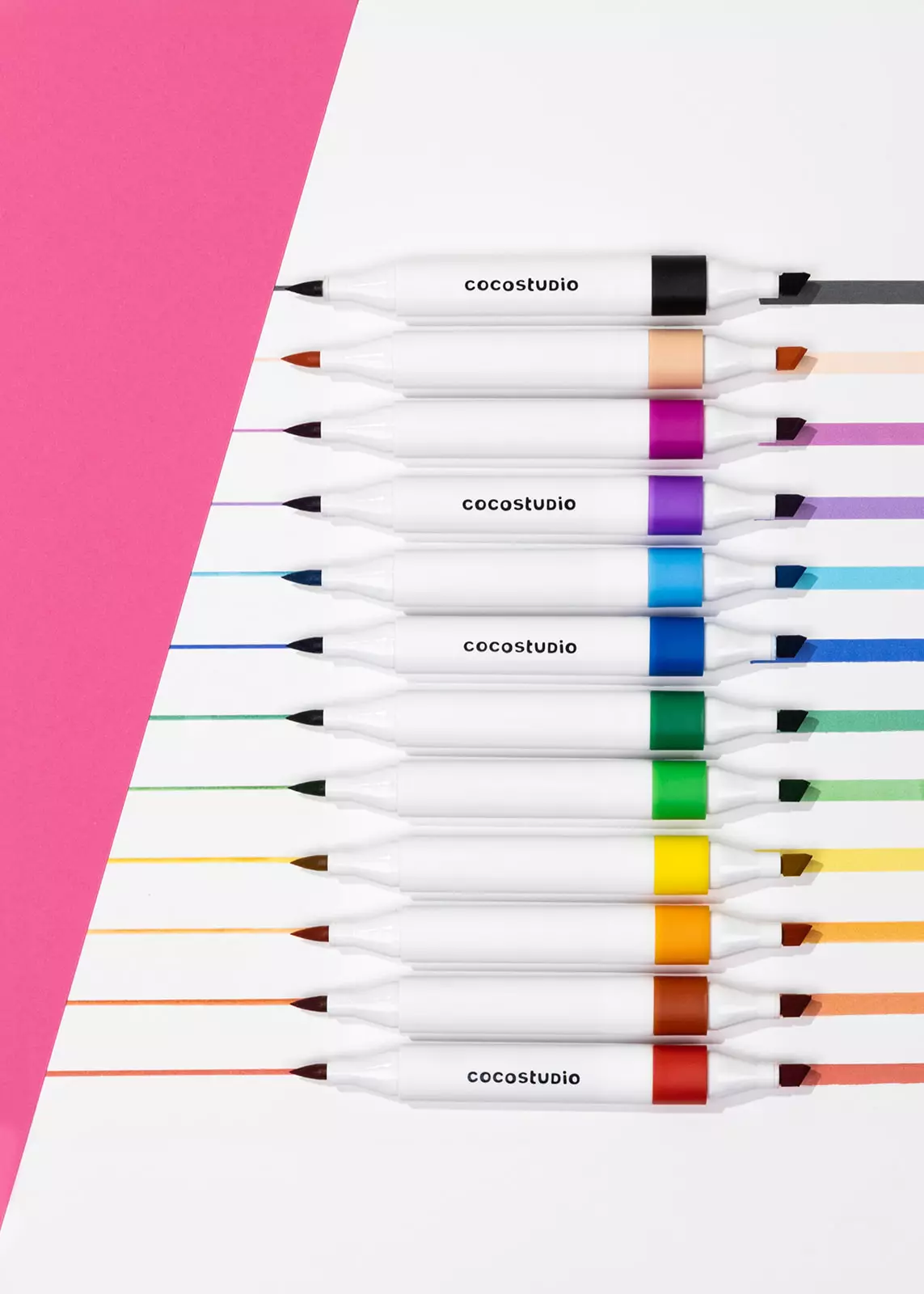 Coco Village Washable Dual Tip Markers Set - 12 colors - Image 4