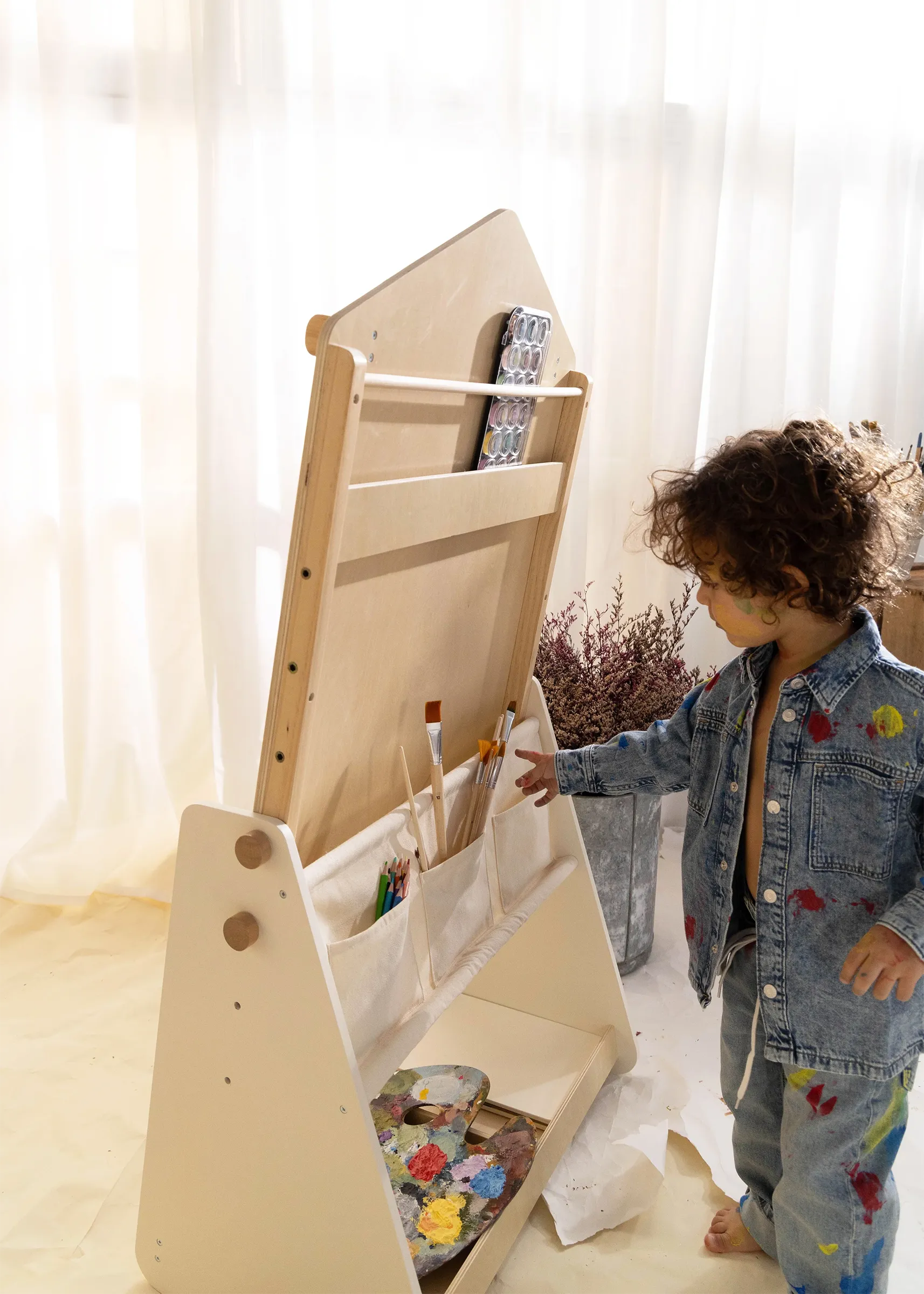 Coco Village Wooden Art Easel - Image 3