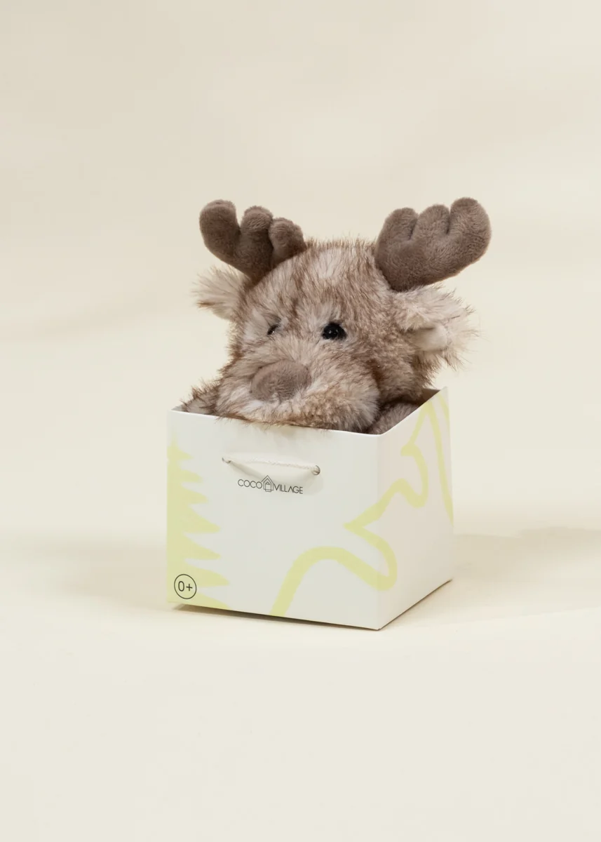 Coco Village Mini Gift Plush Toy - Brown Moose