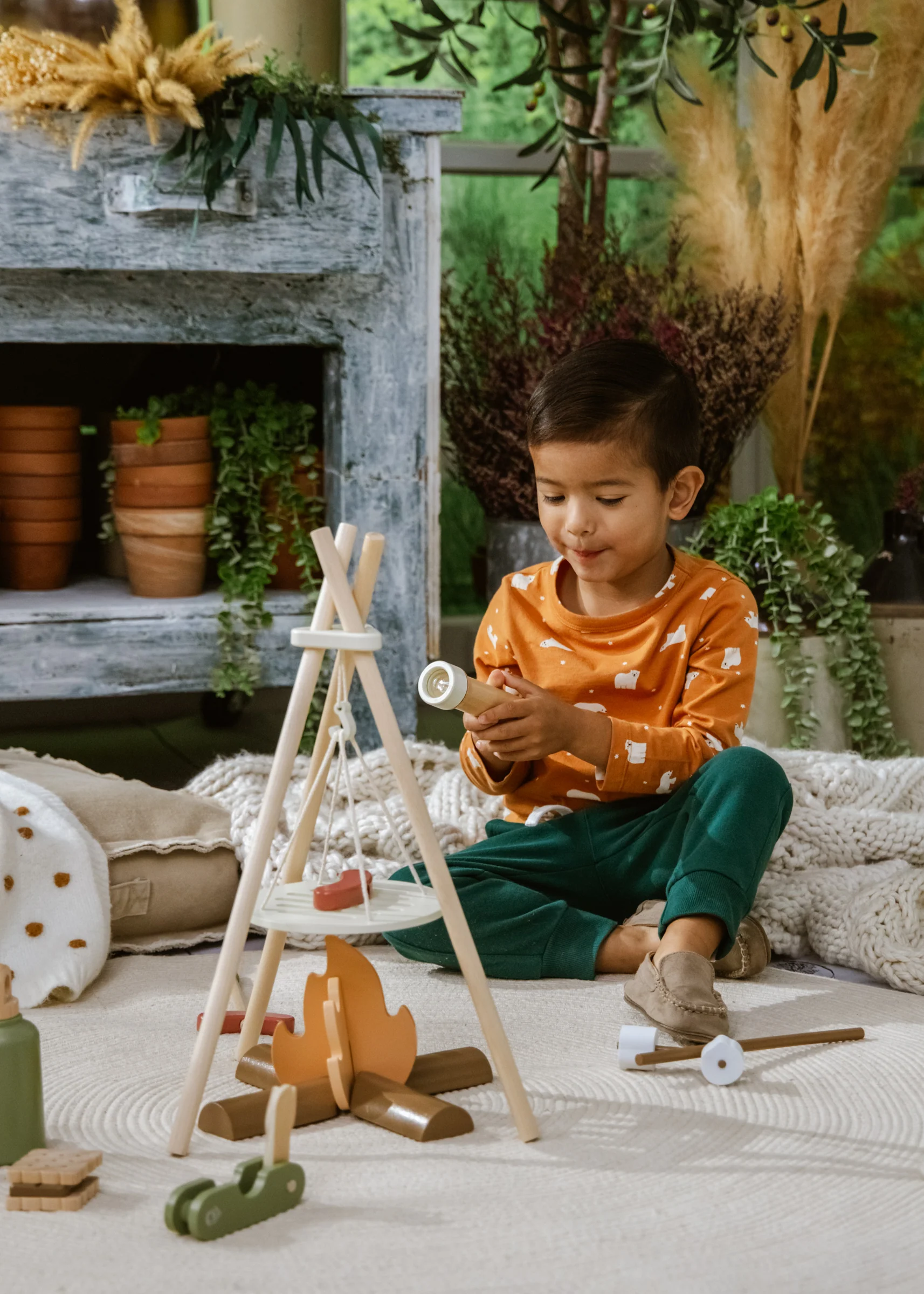 Coco Village Wooden Camping Playset - Image 4