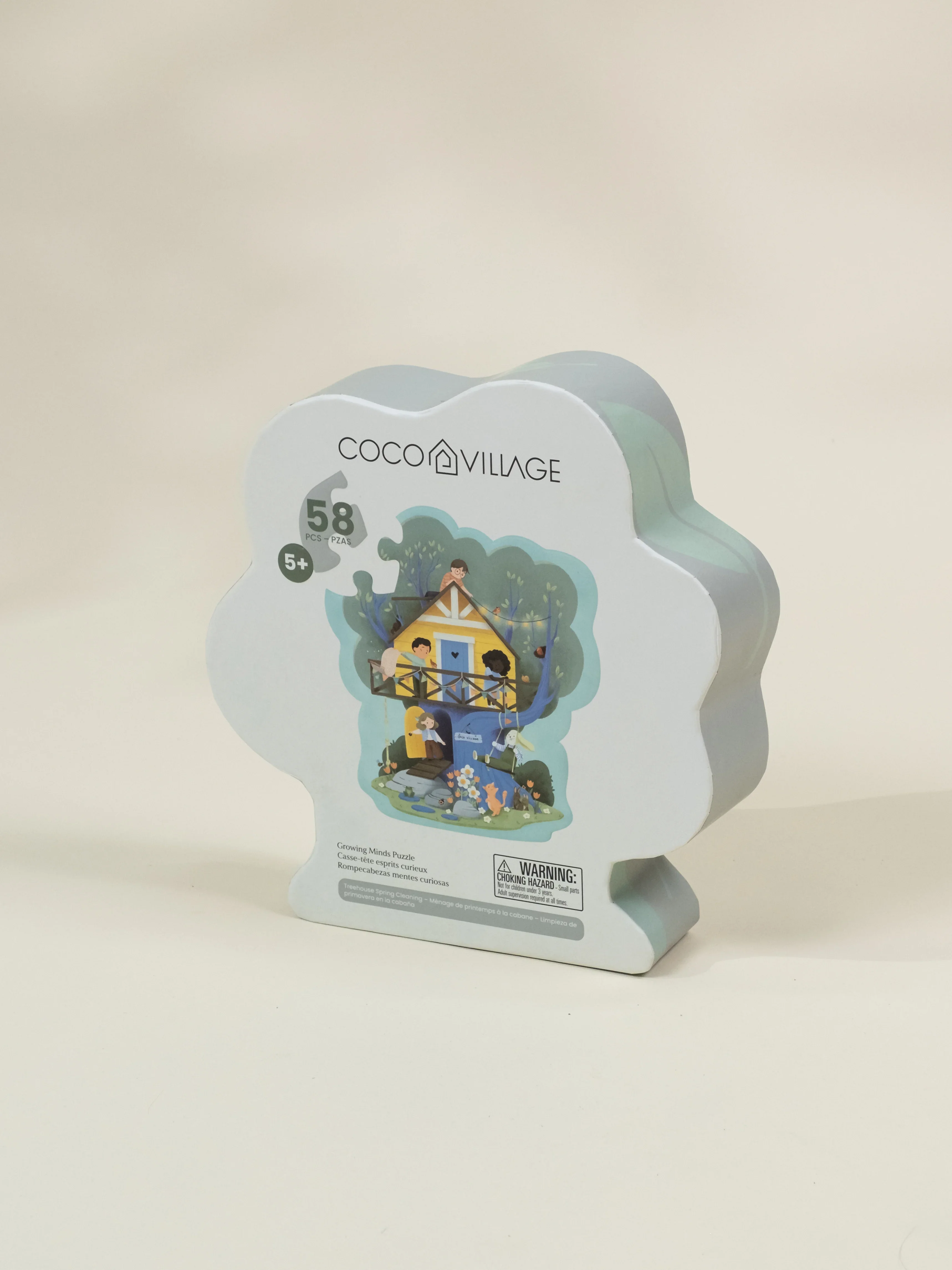 Coco Village Growing Minds Puzzle – Treehouse Spring(58 pcs) - Image 7