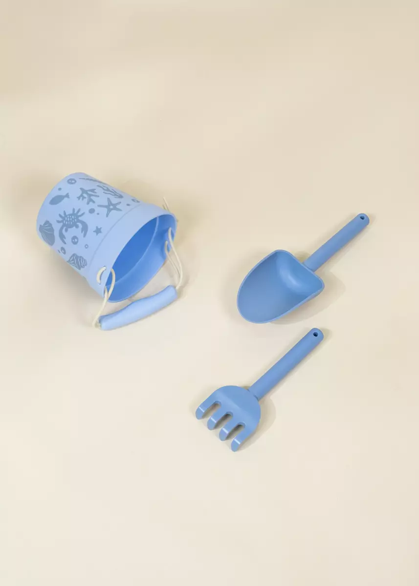 Coco Village Silicone Beach Bucket & Accessories (3 pcs) - Under the sea - Image 4