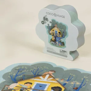 Coco Village Growing Minds Puzzle – Treehouse Spring(58 pcs)