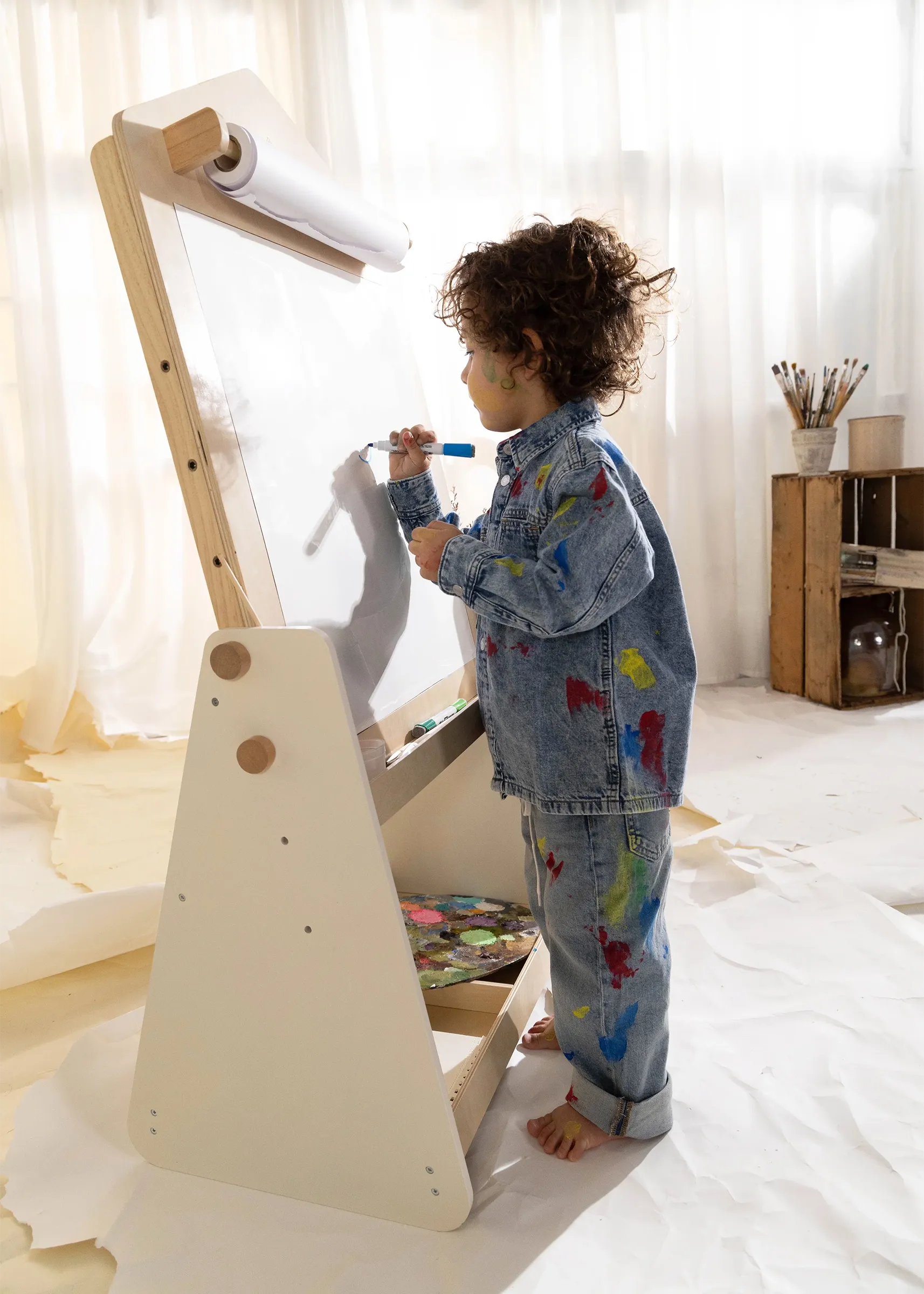 Coco Village Wooden Art Easel - Image 9