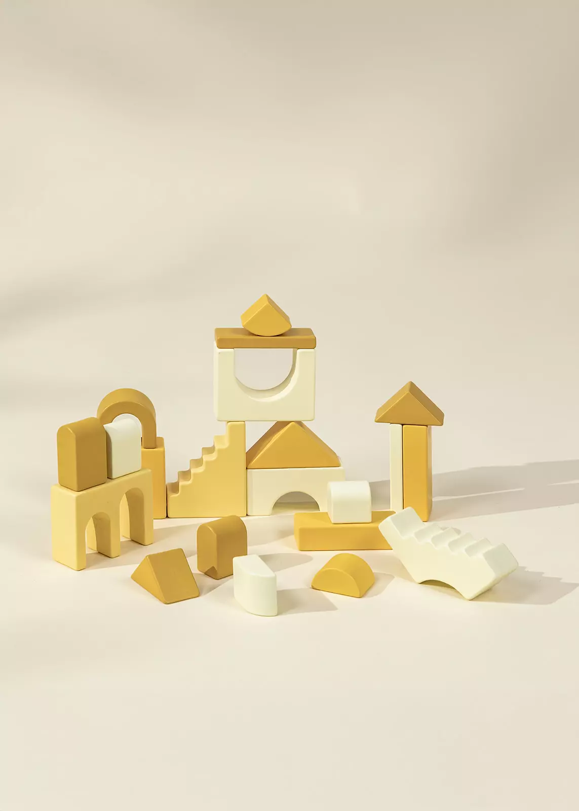 Coco Village Houses Wooden Creative Blocks Set - 21 pcs - Image 3