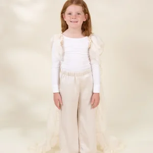 Coco Village Role Play Dress-Up Cream Long Sheer Cape