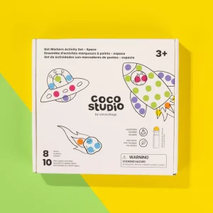 Coco Village Dot Markers Activity Set – Space (8 Colors)