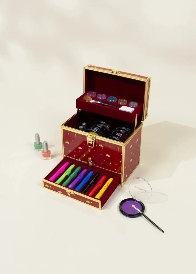 Coco Village Fantasy Makeup Set & Metallic Case - 35pcs