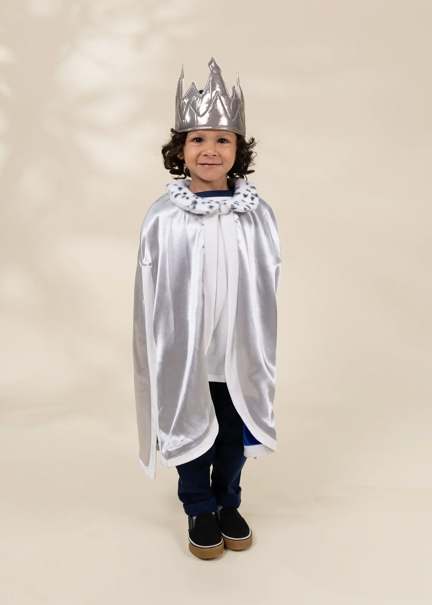 Coco Village Role Play Dress-Up King Cape with Crown - Image 3