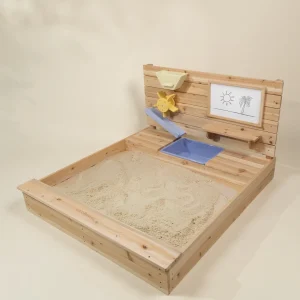 Coco Village Wooden Sandpit with Cover