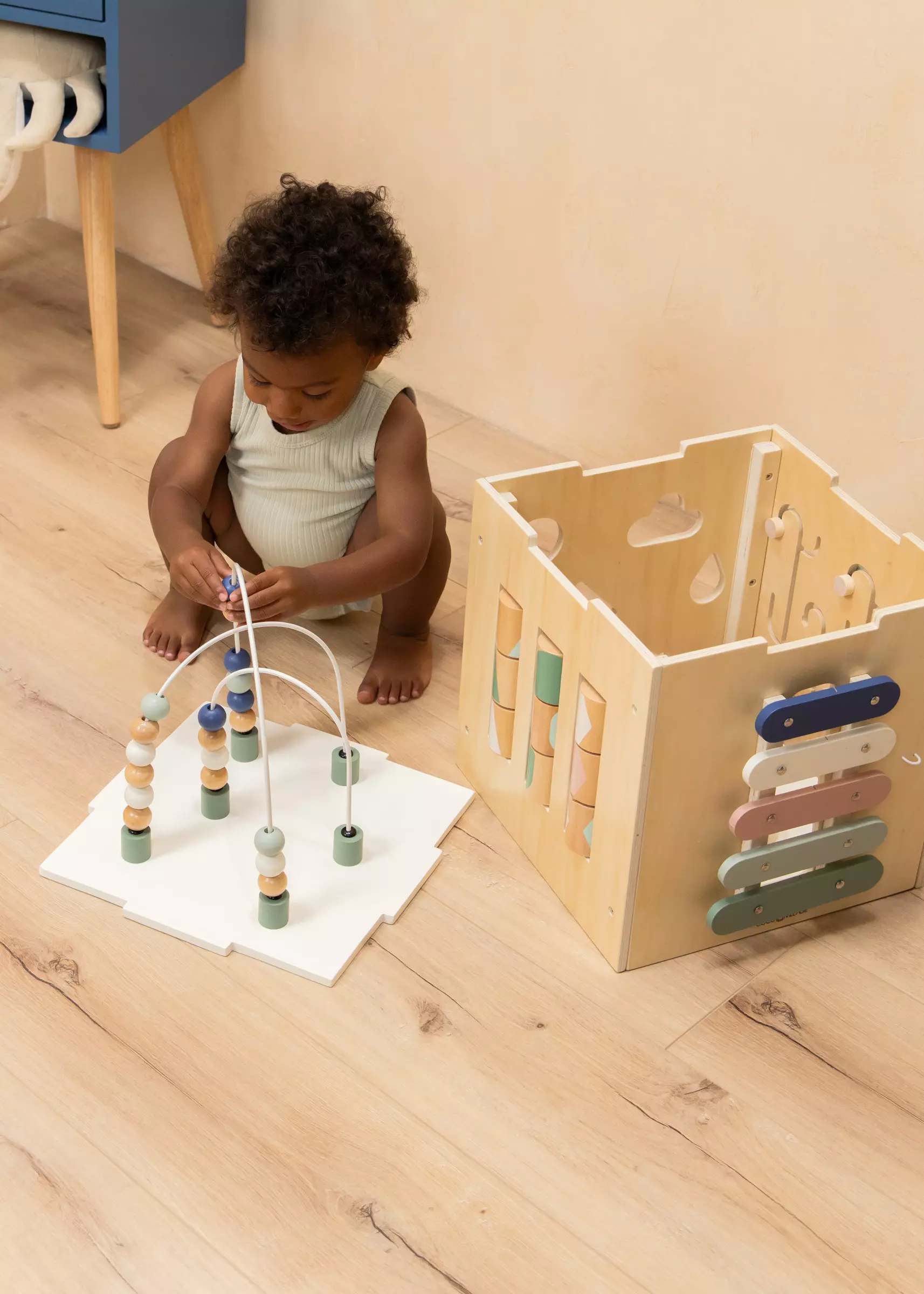 Coco Village Wooden Activity Cube - Image 8