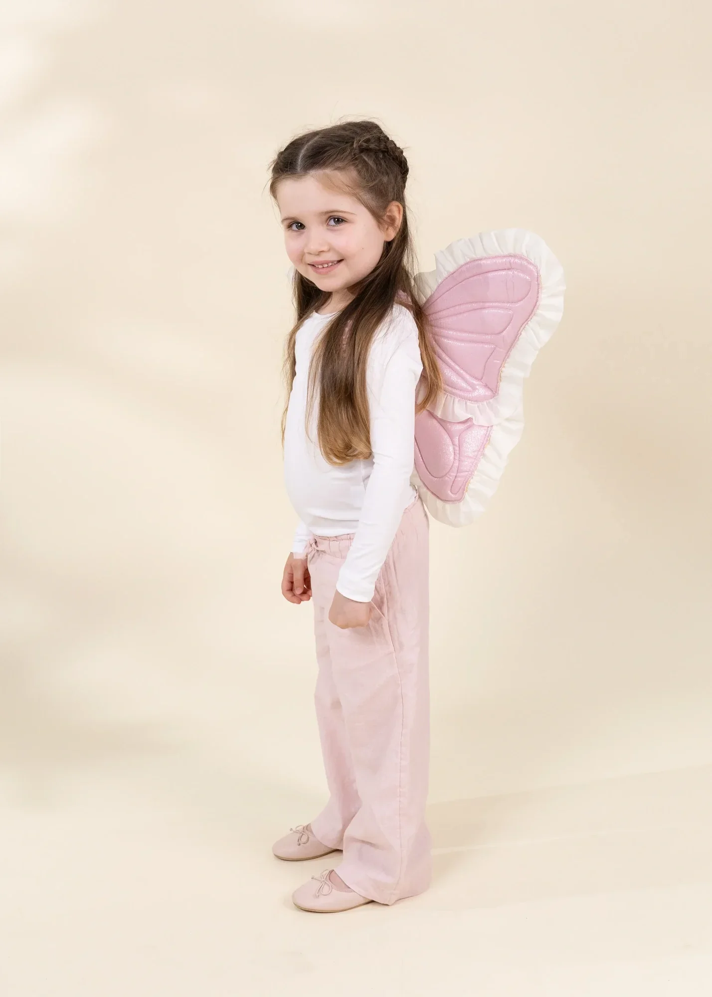 Coco Village Role Play Dress-Up Pink Quilted Wings - Image 3