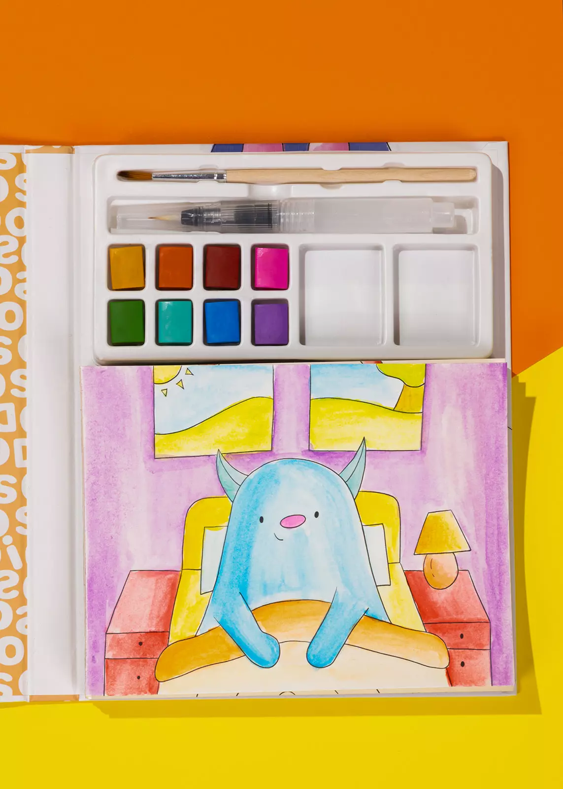 Coco Village Watercolor Monster Painting Book - 30 pages - Image 2