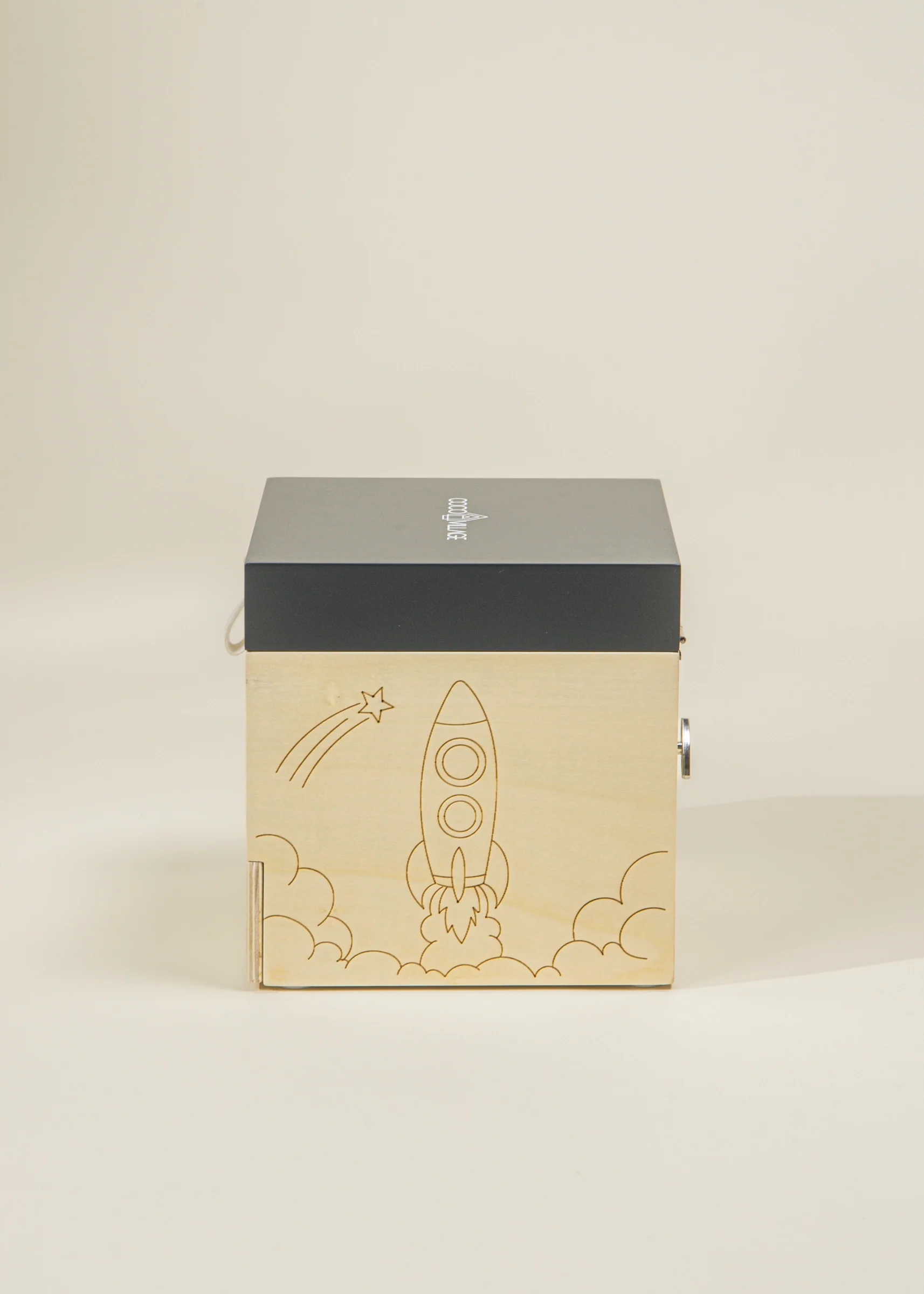 Coco Village Wooden Musical Souvenir Box - Space - Image 7