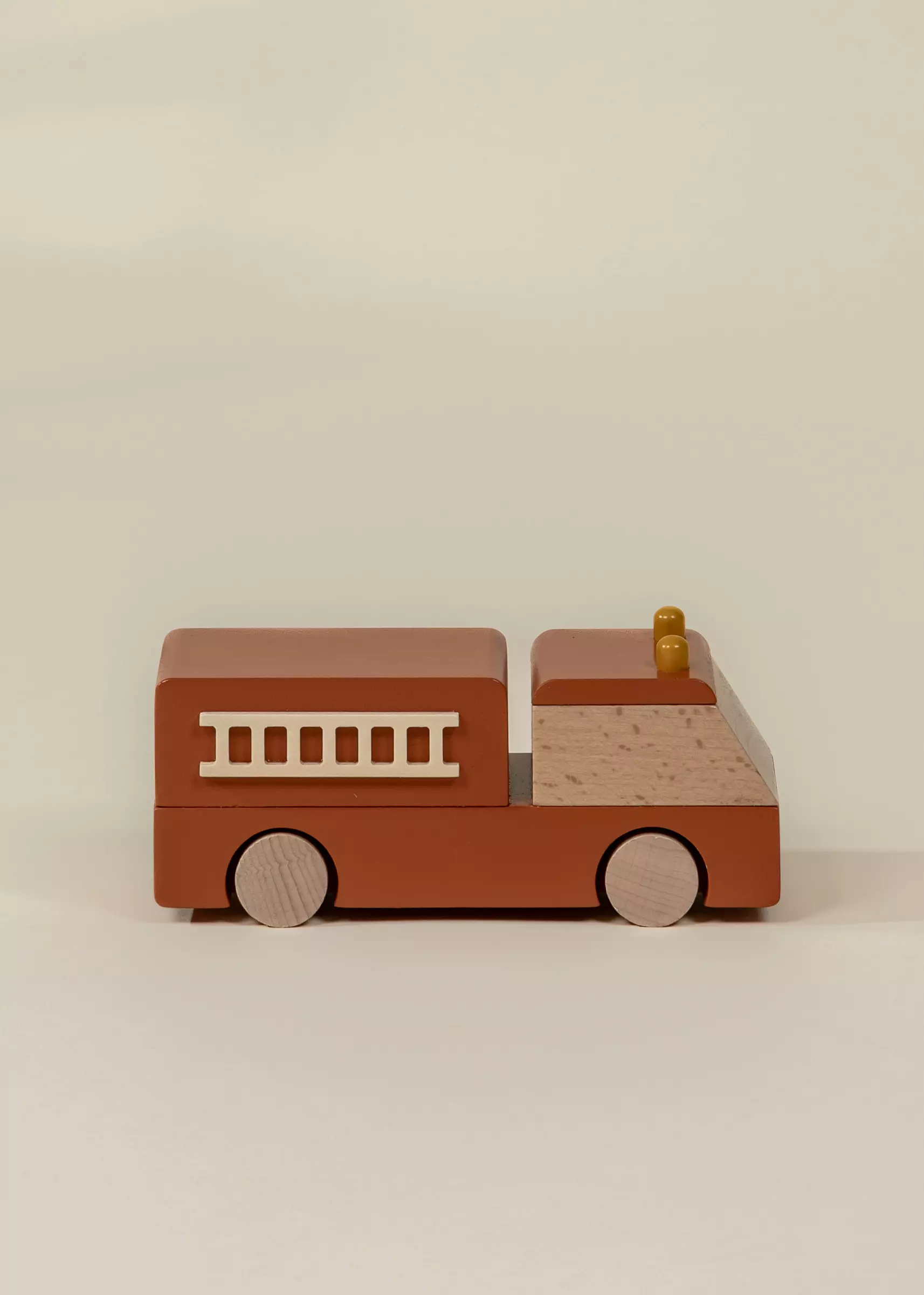 Coco Village Wooden Vehicle - Fire Truck - Image 4