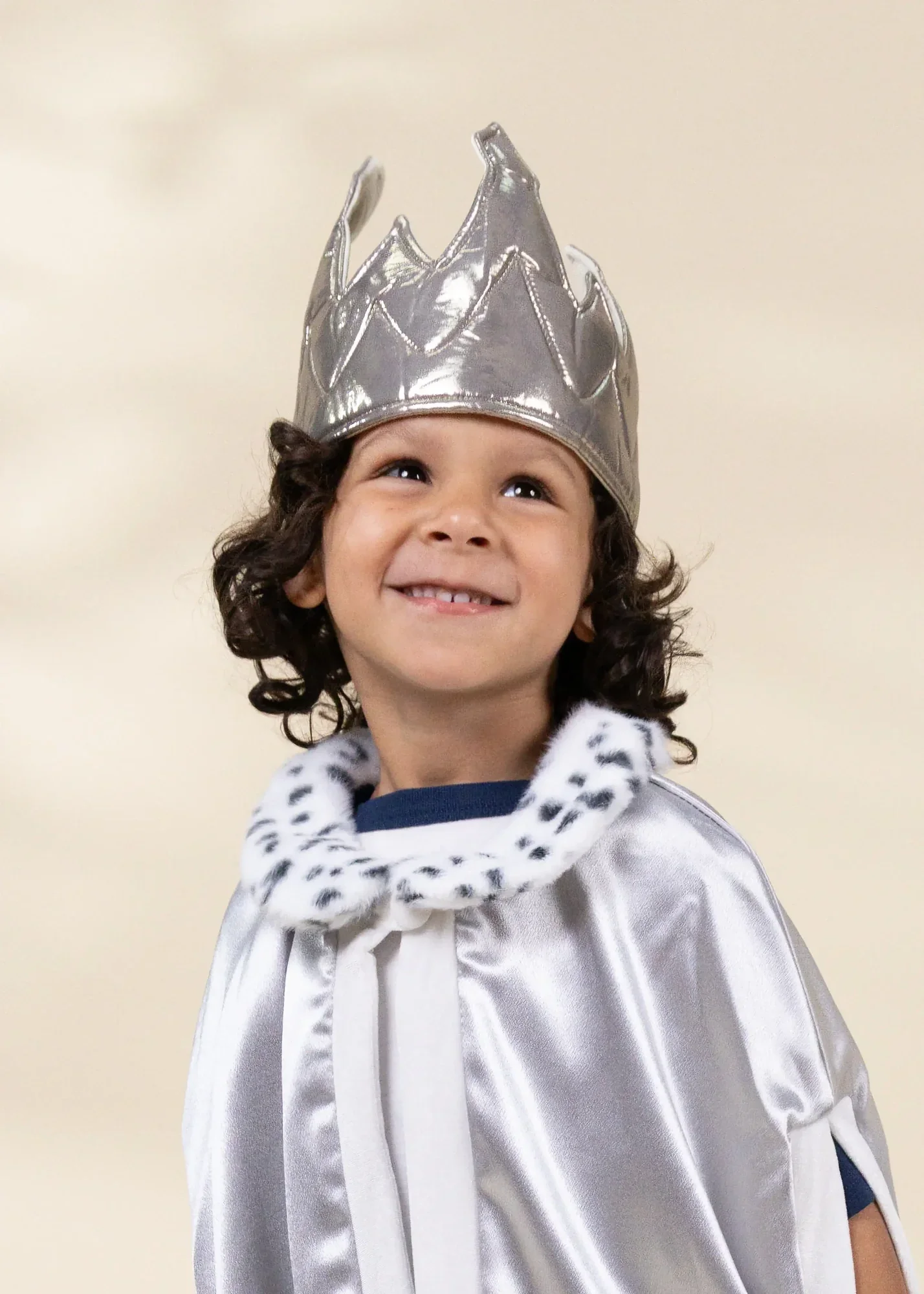 Coco Village Role Play Dress-Up King Cape with Crown - Image 4